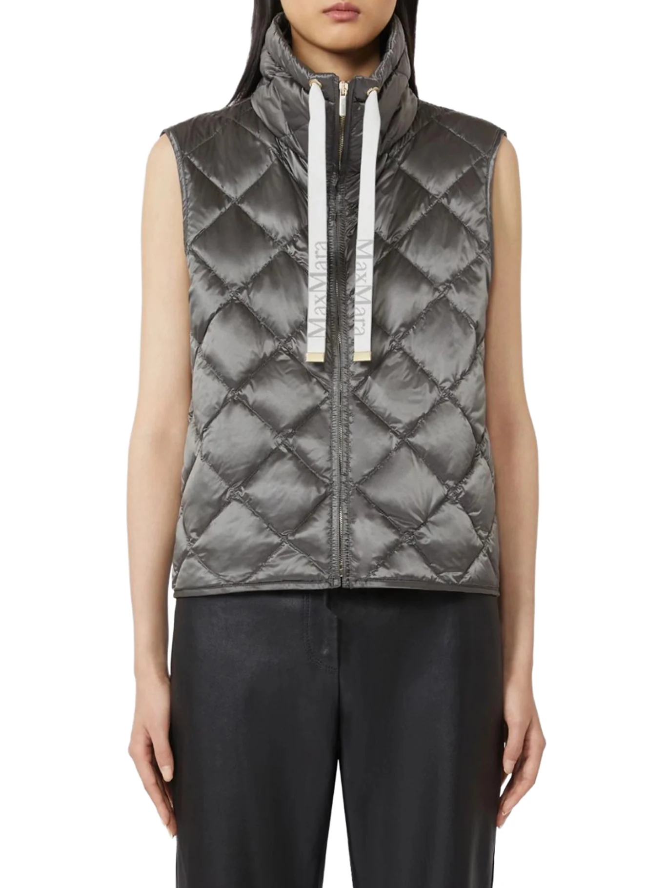 PADDED VEST IN DROP-RESISTANT NYLON CANVAS - Image 3
