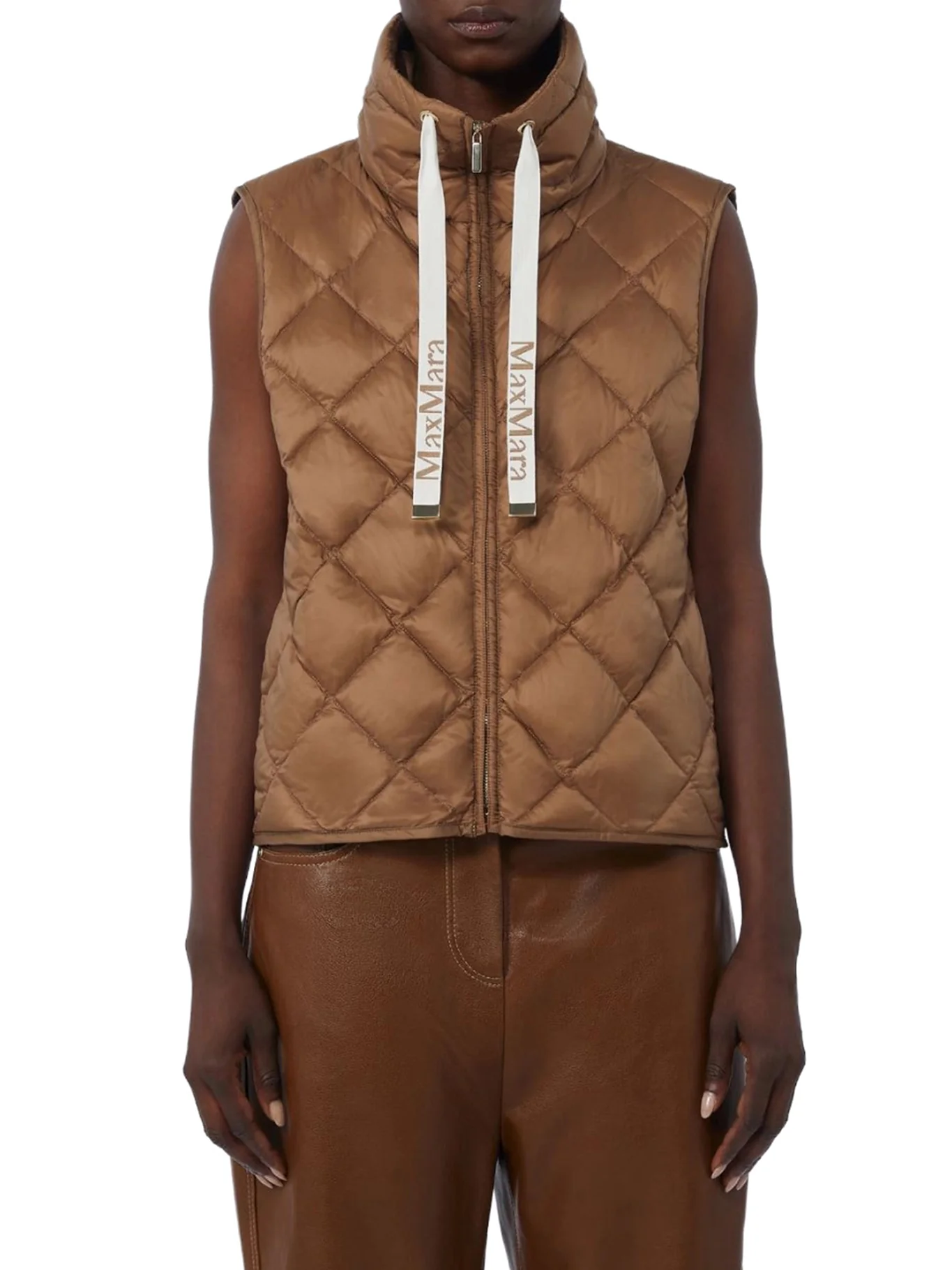 PADDED VEST IN DROP-RESISTANT NYLON CANVAS - Image 3