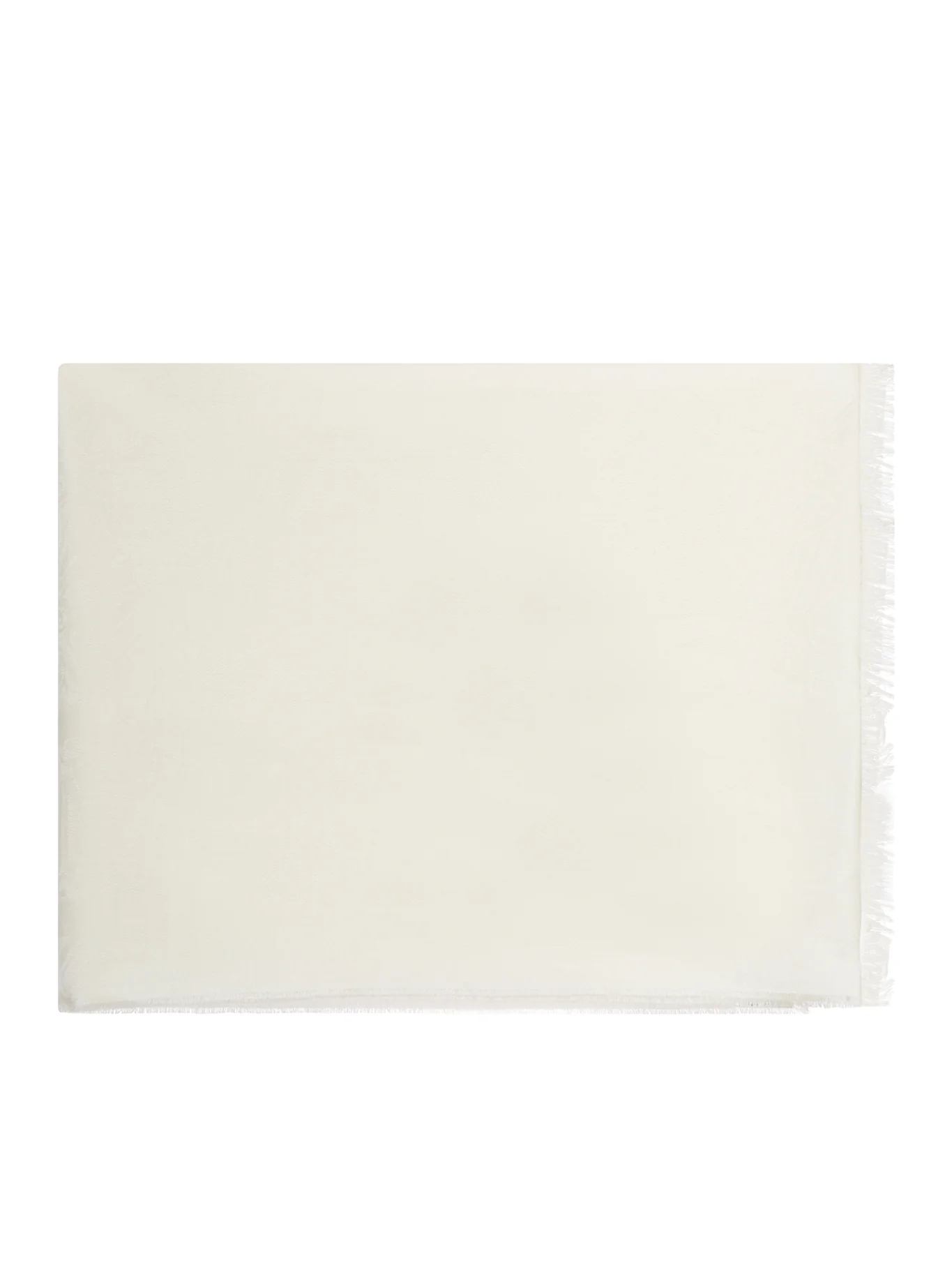 VETUSTA WOOL AND SILK SCARF WITH JACQUARD LOGO - Image 2