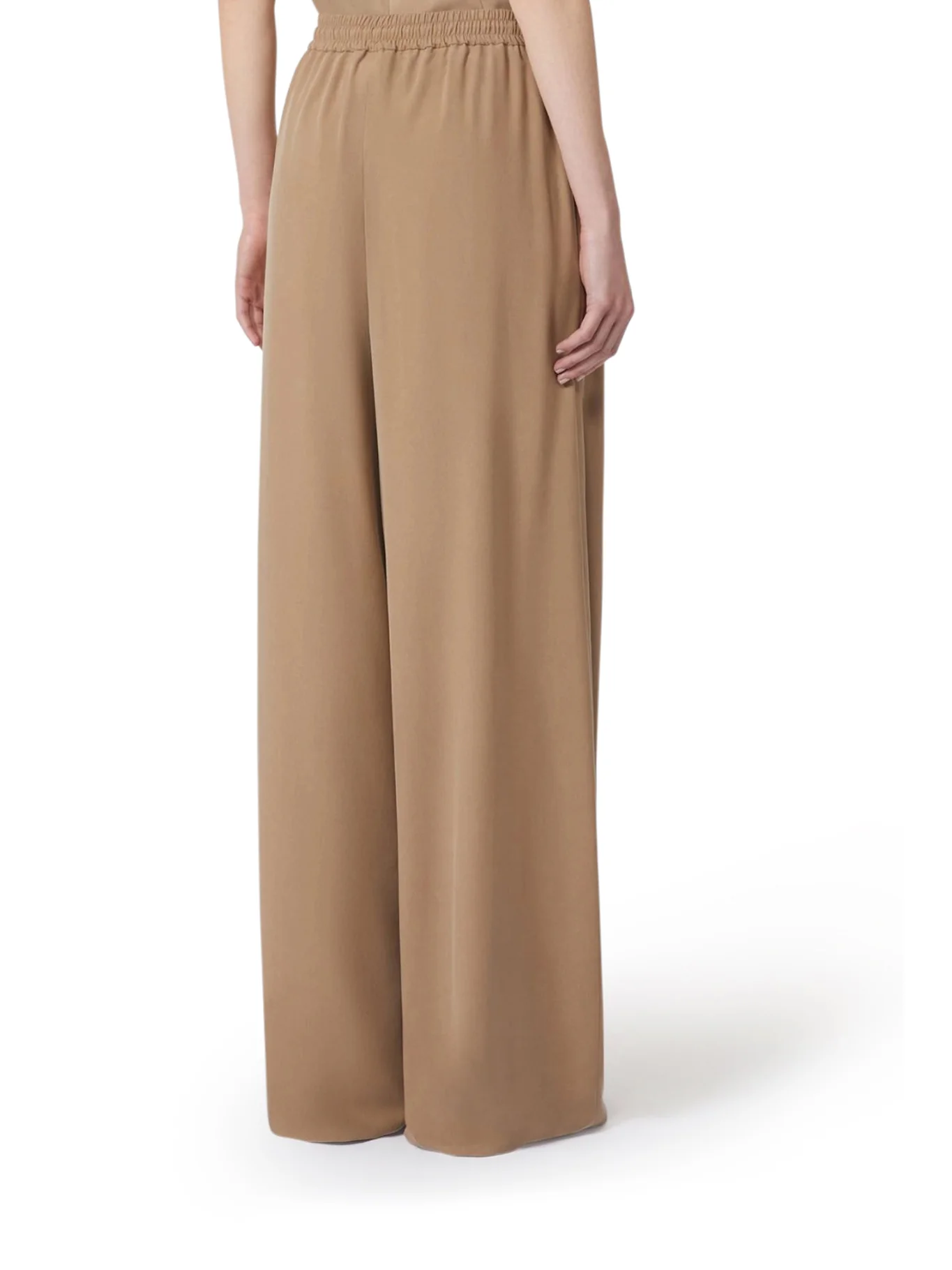 WIDE TROUSERS IN WASHED SILK - Image 4
