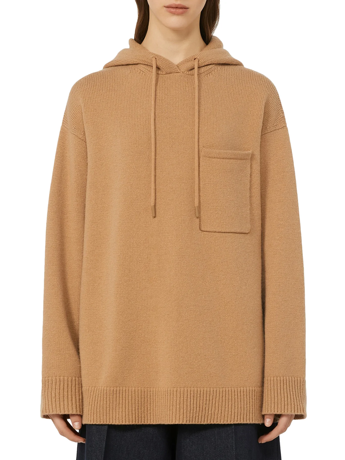 WOOL AND CASHMERE HOODIE - Image 3