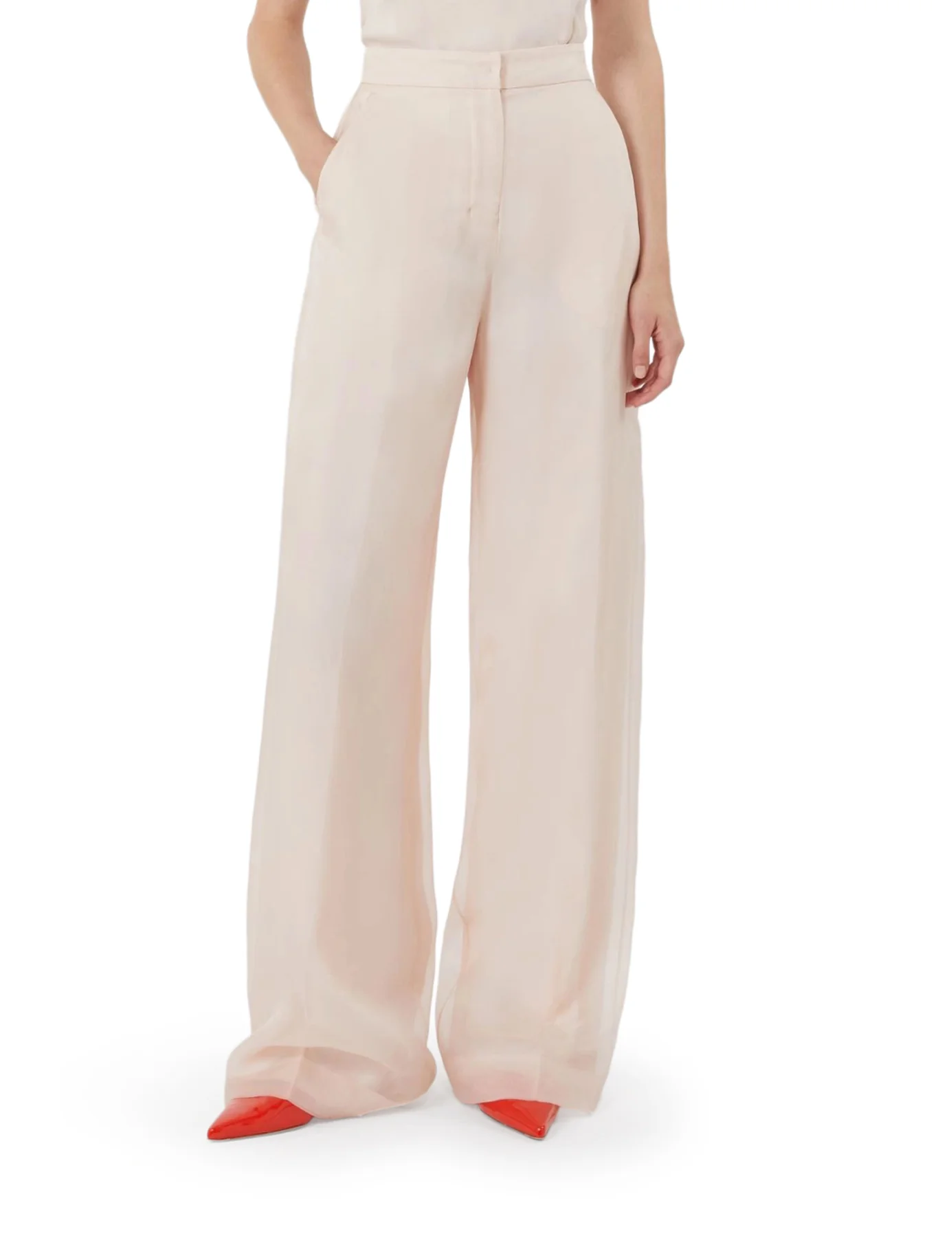 OLIVI TROUSERS IN SILK ORGANZA - Image 3