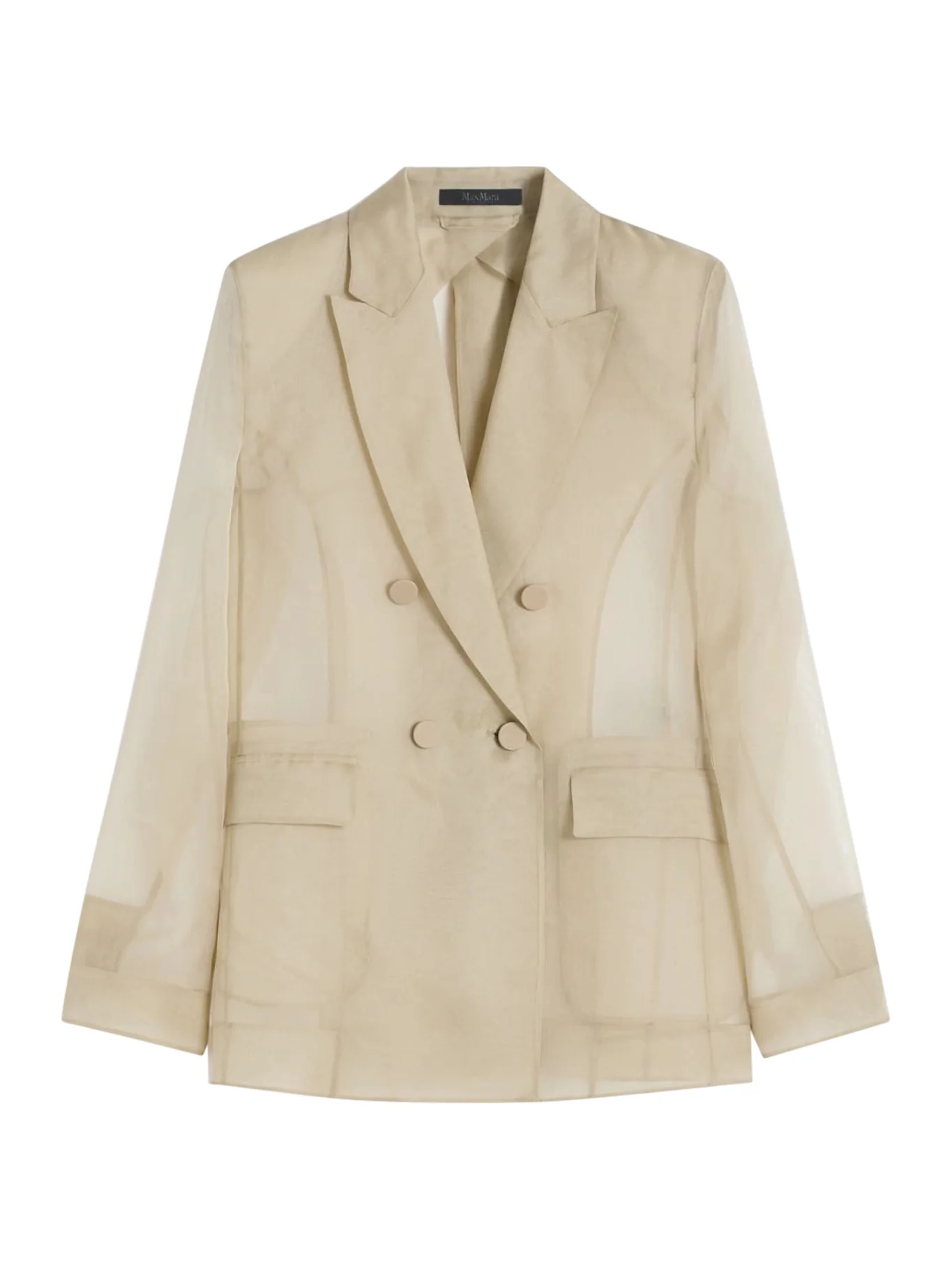 SILK ORGANZA SLOGAN JACKET