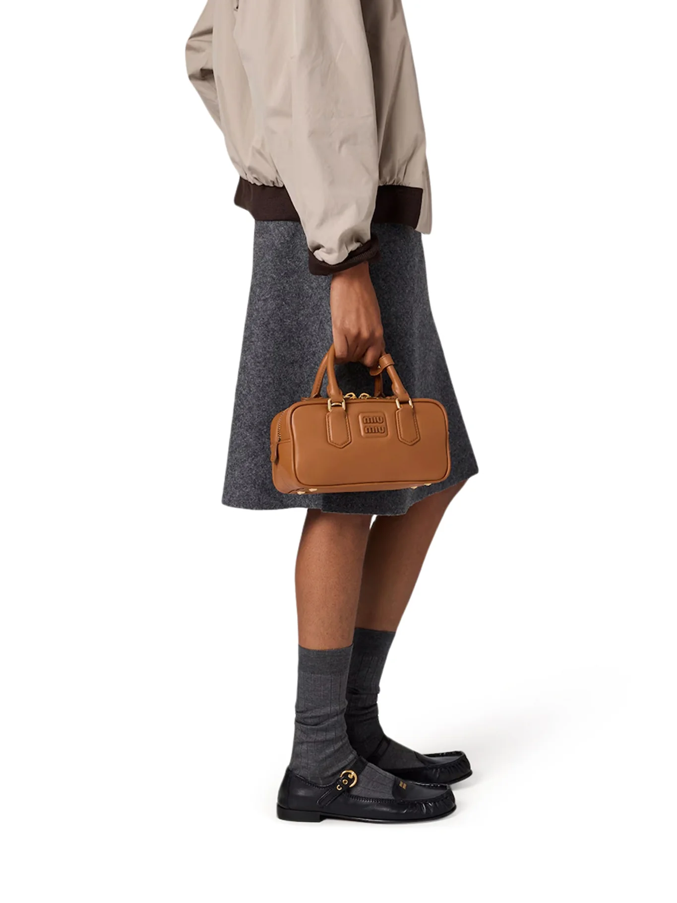 ARCADIE SMOOTH LEATHER BAG - Image 4