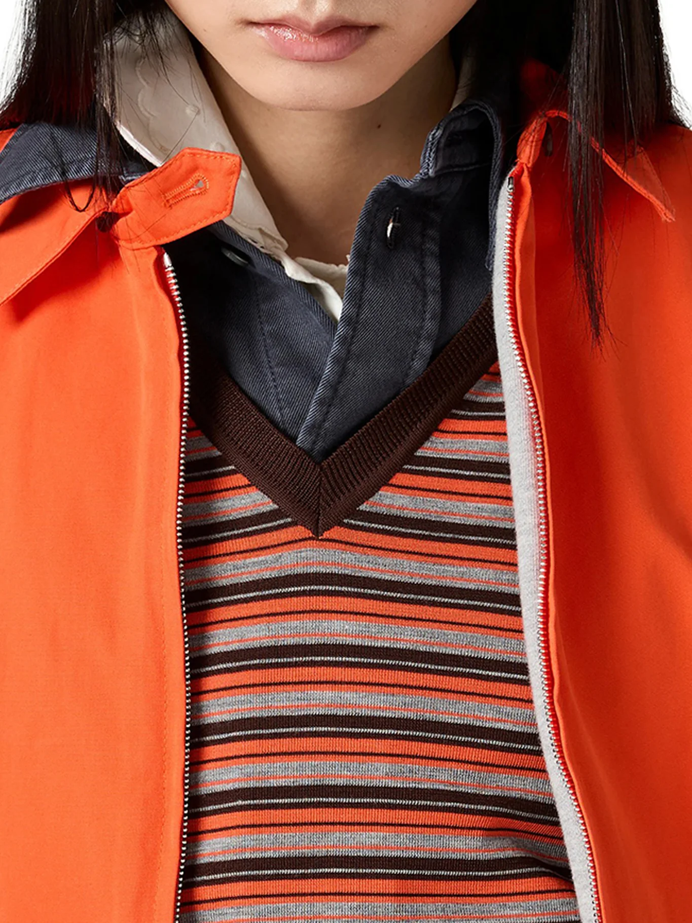 COTTON POPLIN BOMBER JACKET WITH LOGO - Image 5