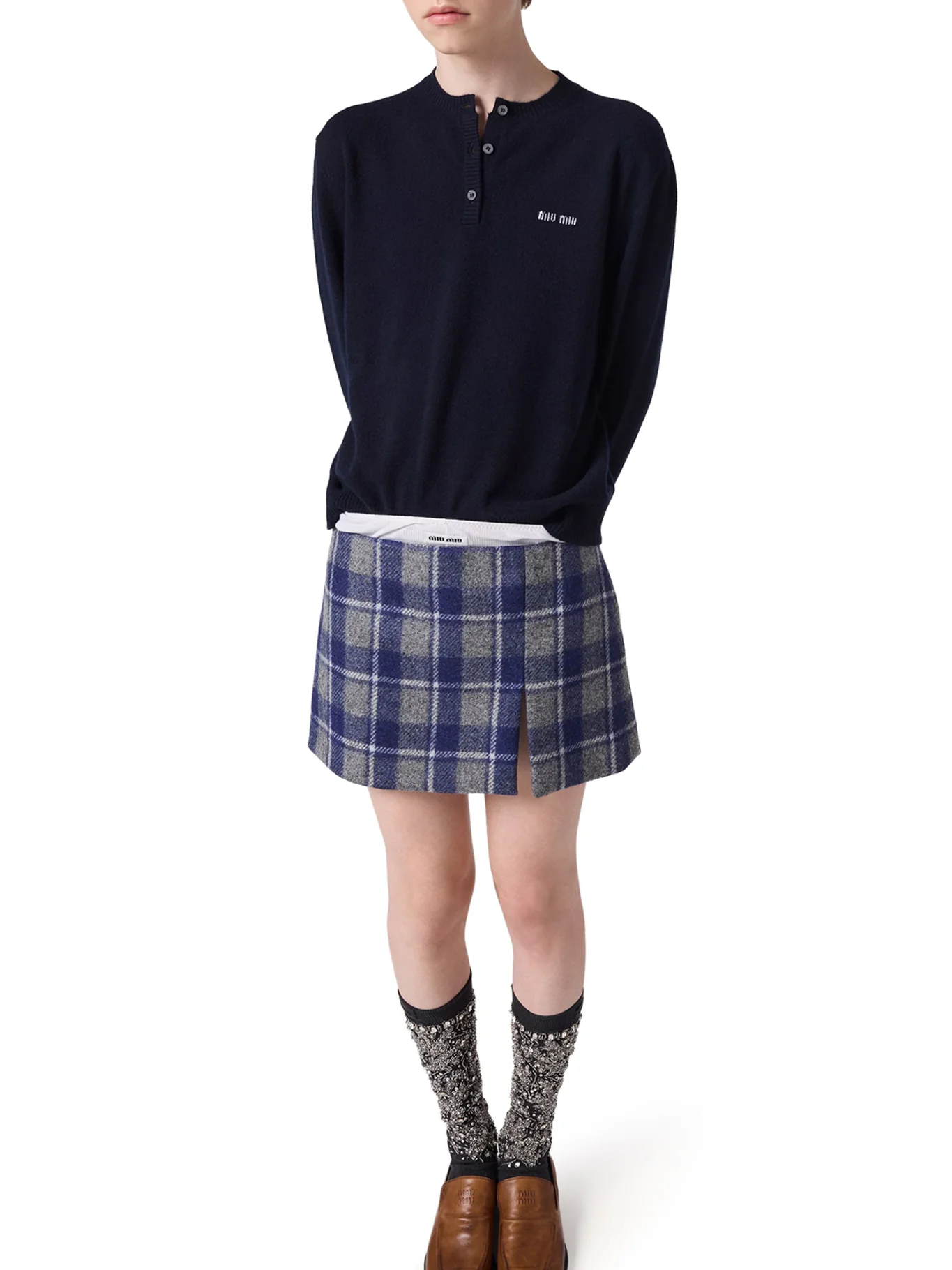 CREW NECK CASHMERE SWEATER - Image 2