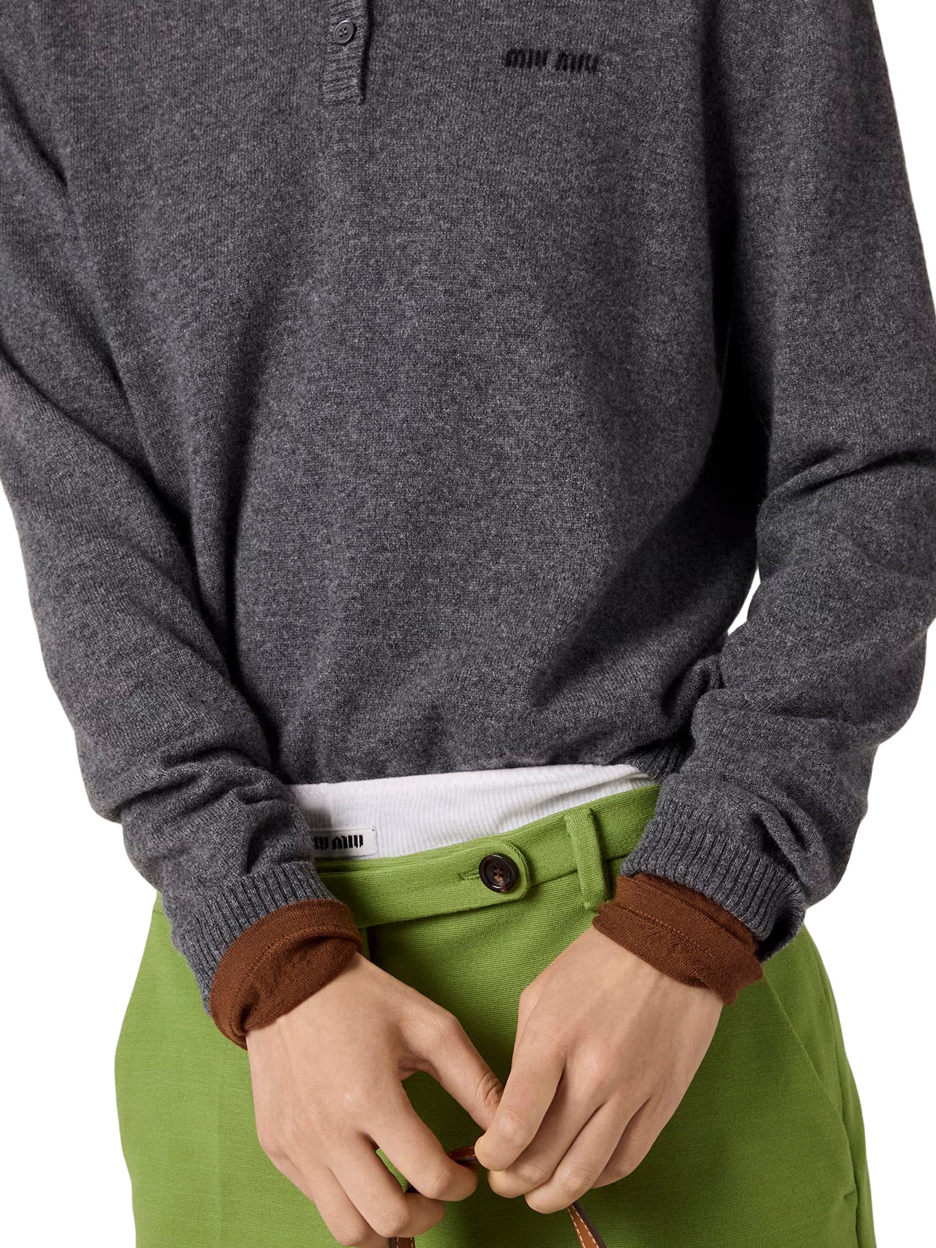 CREW NECK CASHMERE SWEATER - Image 4