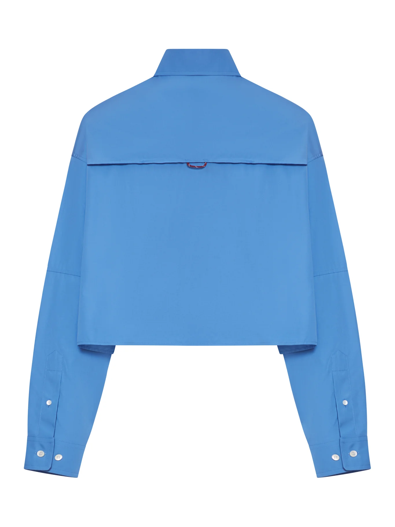 CROPPED COTTON POPLIN SHIRT - Image 2