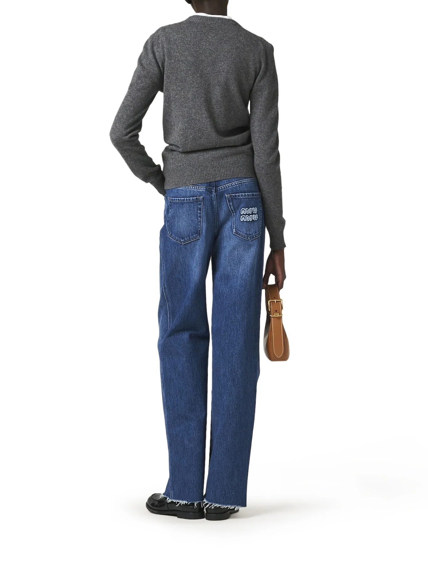 FIVE-POCKET DENIM TROUSERS - Image 3