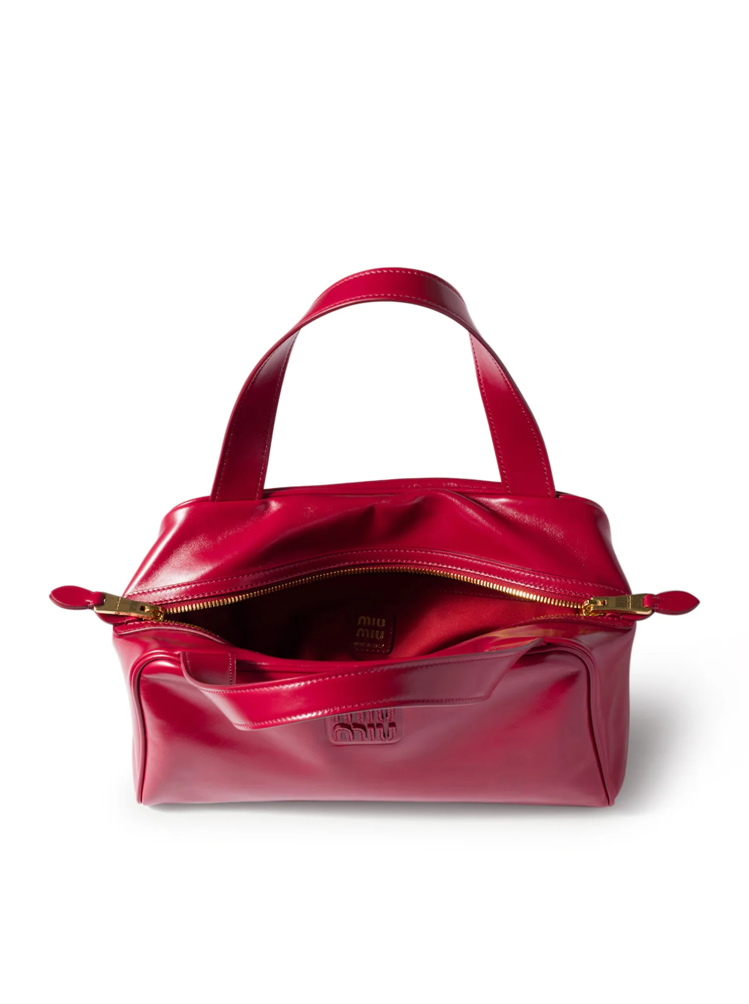 LEATHER TOP HANDLE BAG - Image 4