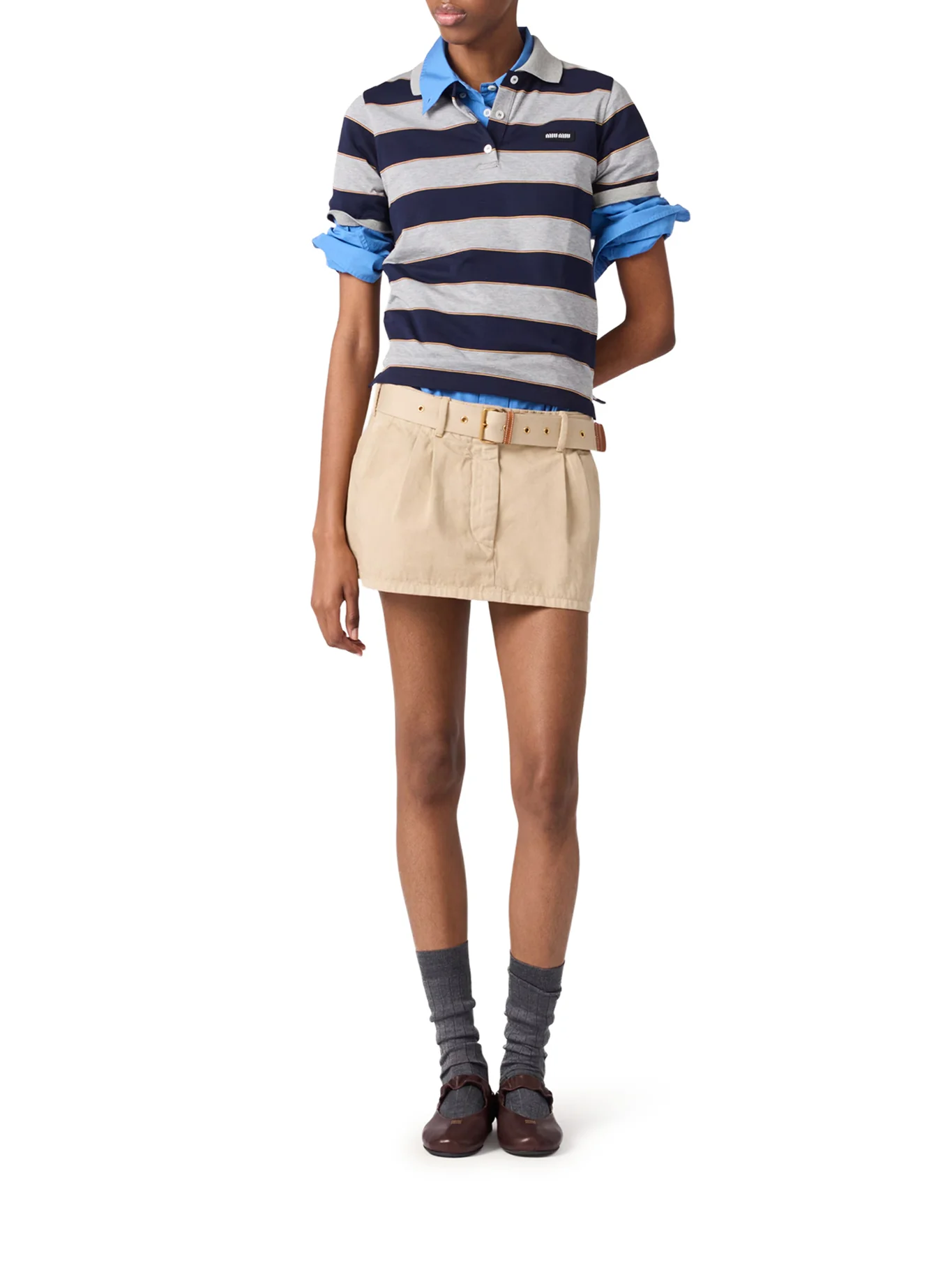 OLD GABARDINE MINISKIRT - Image 2