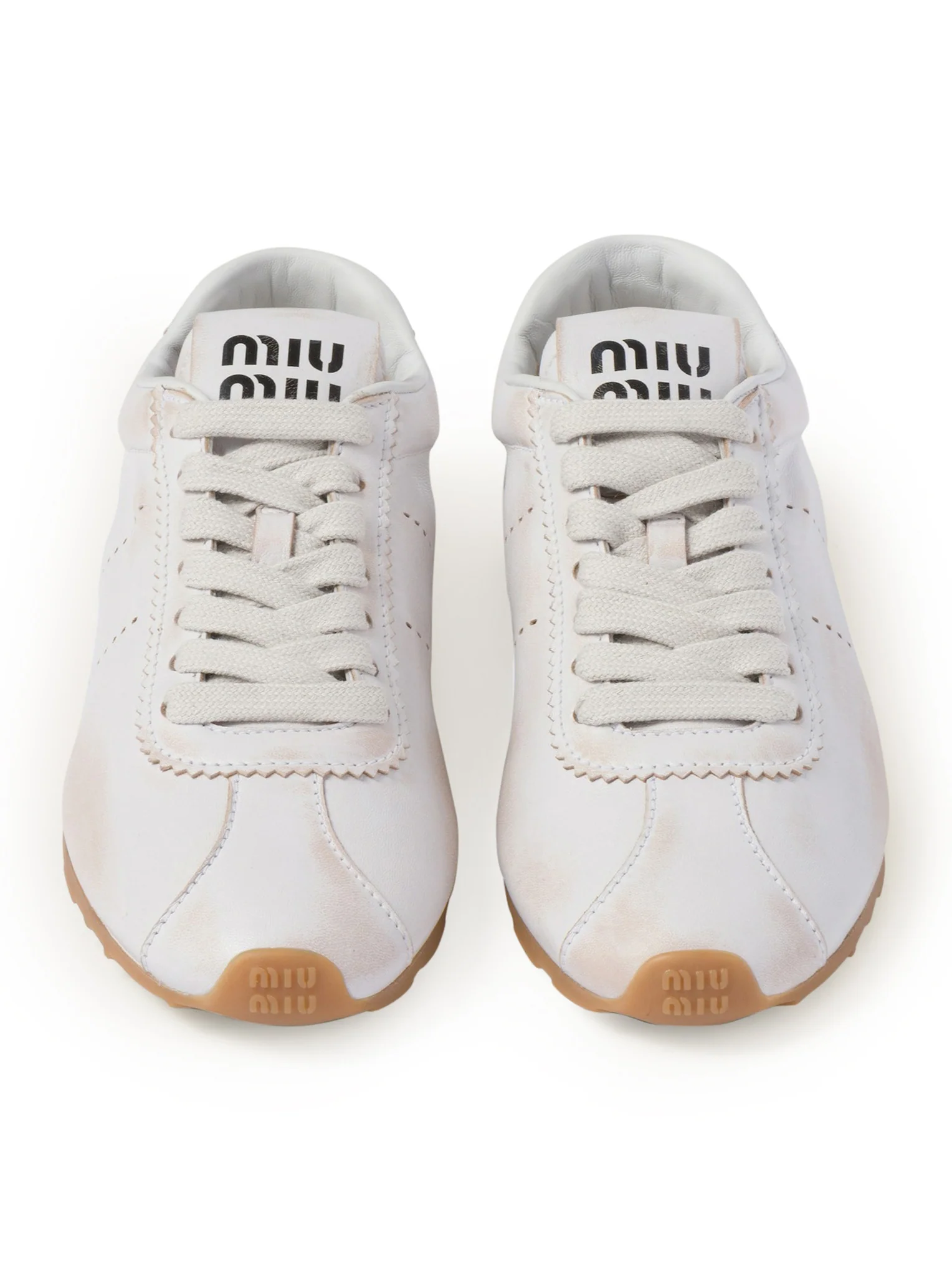 Plume sneakers in bleached nappa - Image 5