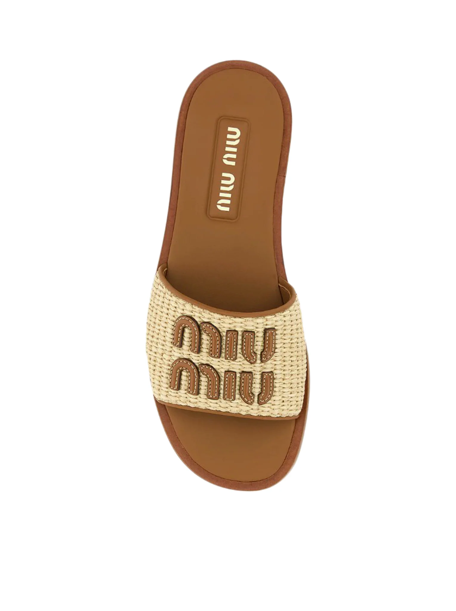RAFFIA AND LEATHER SLIPPERS - Image 4