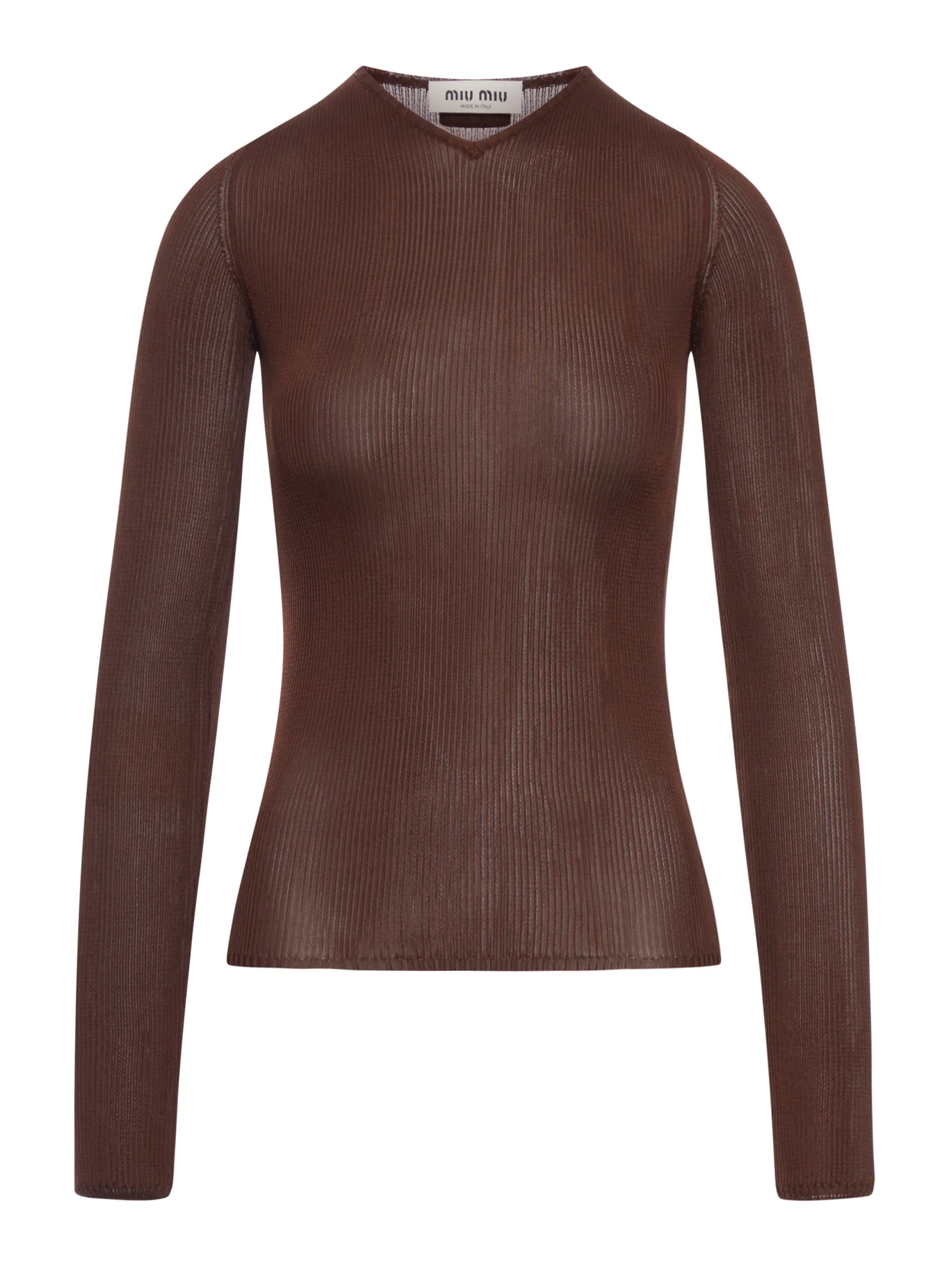 SILK V-NECK SWEATER