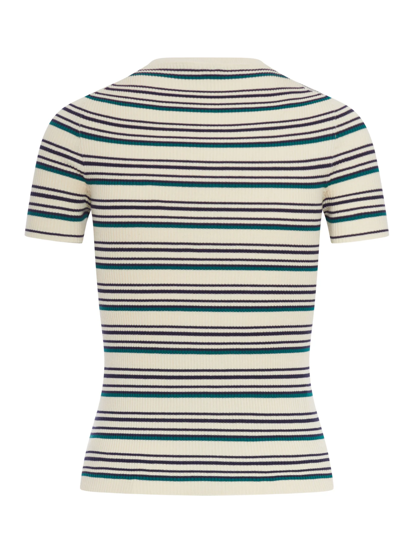 STRIPED COTTON CREW NECK SWEATER - Image 2