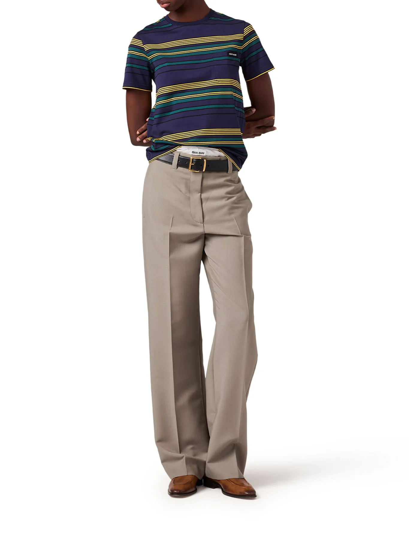 STRIPED JERSEY T-SHIRT - Image 2