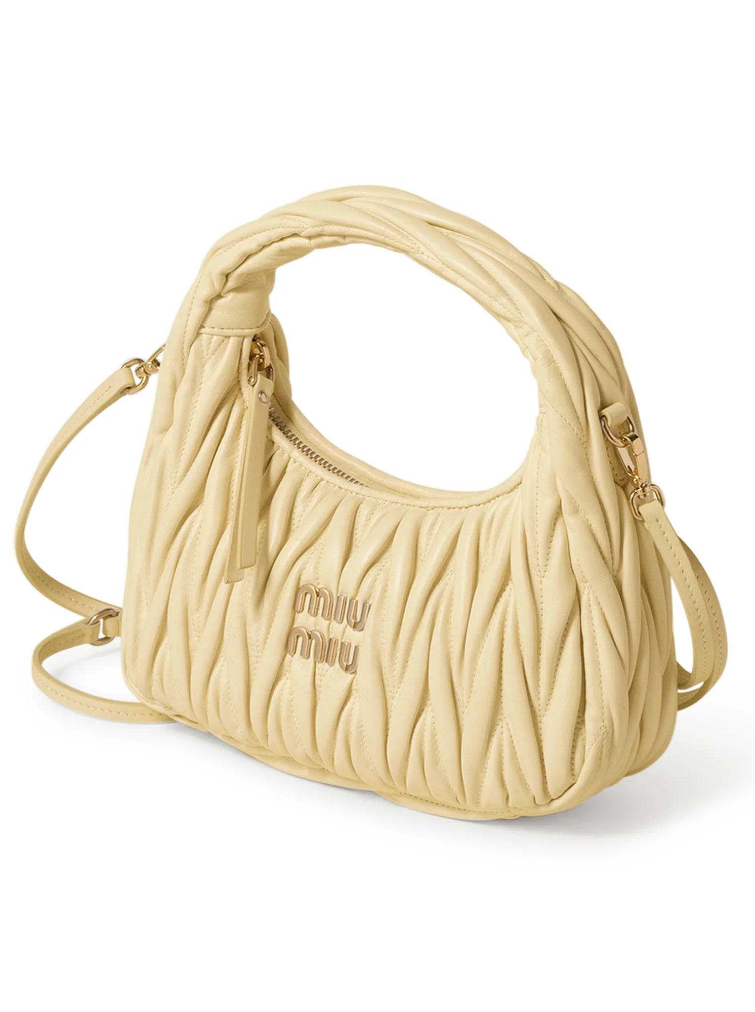 WANDER HOBO BAG IN QUILTED NAPPA - Image 3
