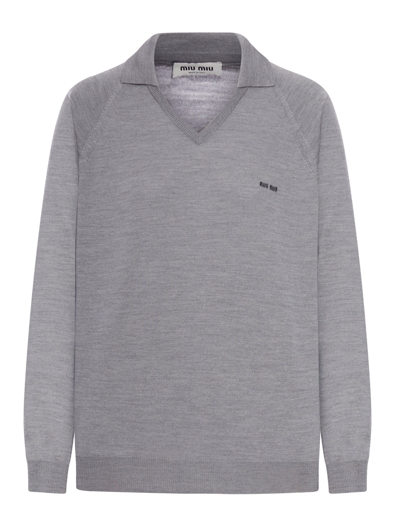 WOOL POLO SWEATER