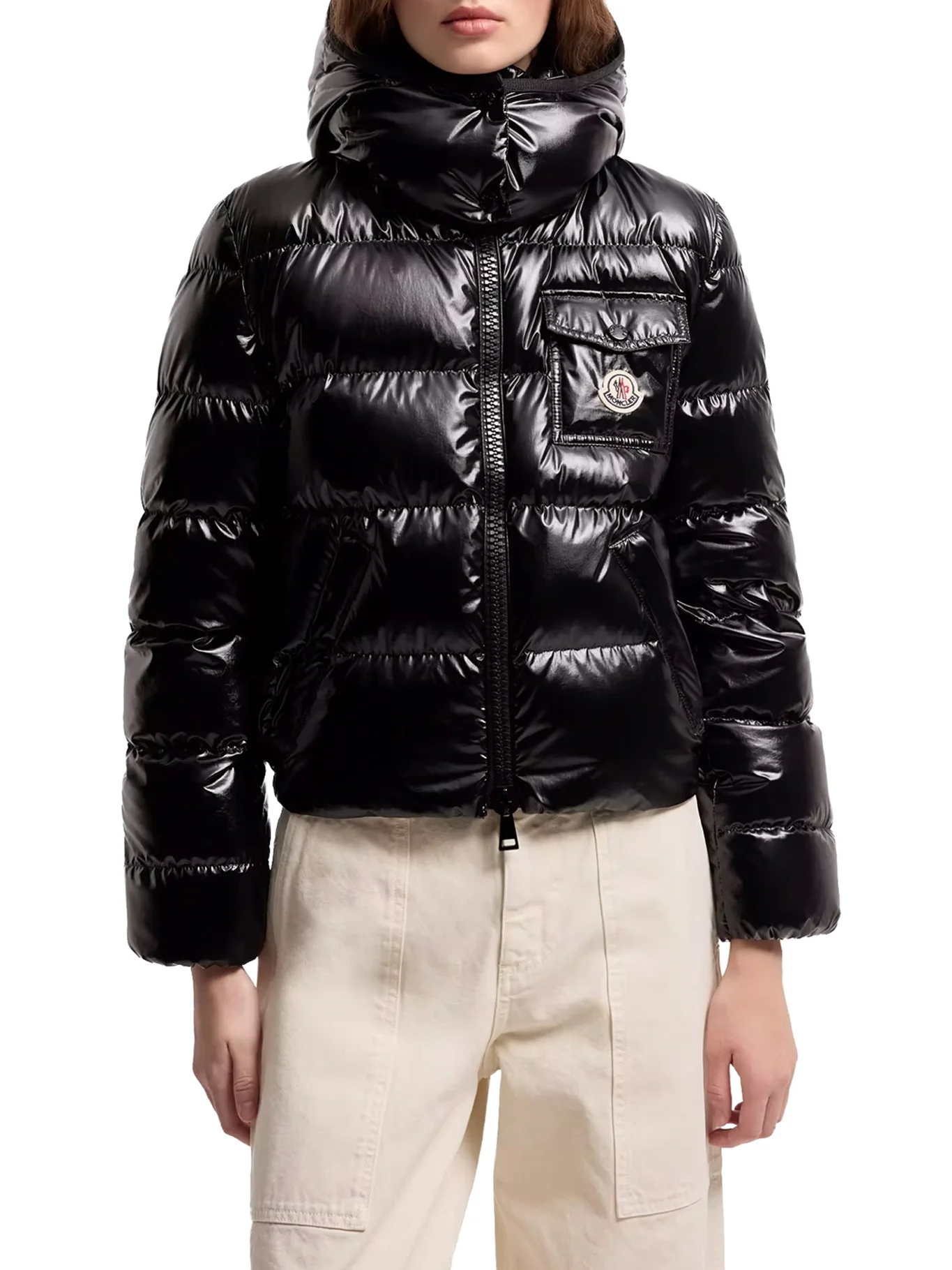 ANDRO SHORT DOWN JACKET WITH HOOD - Image 3