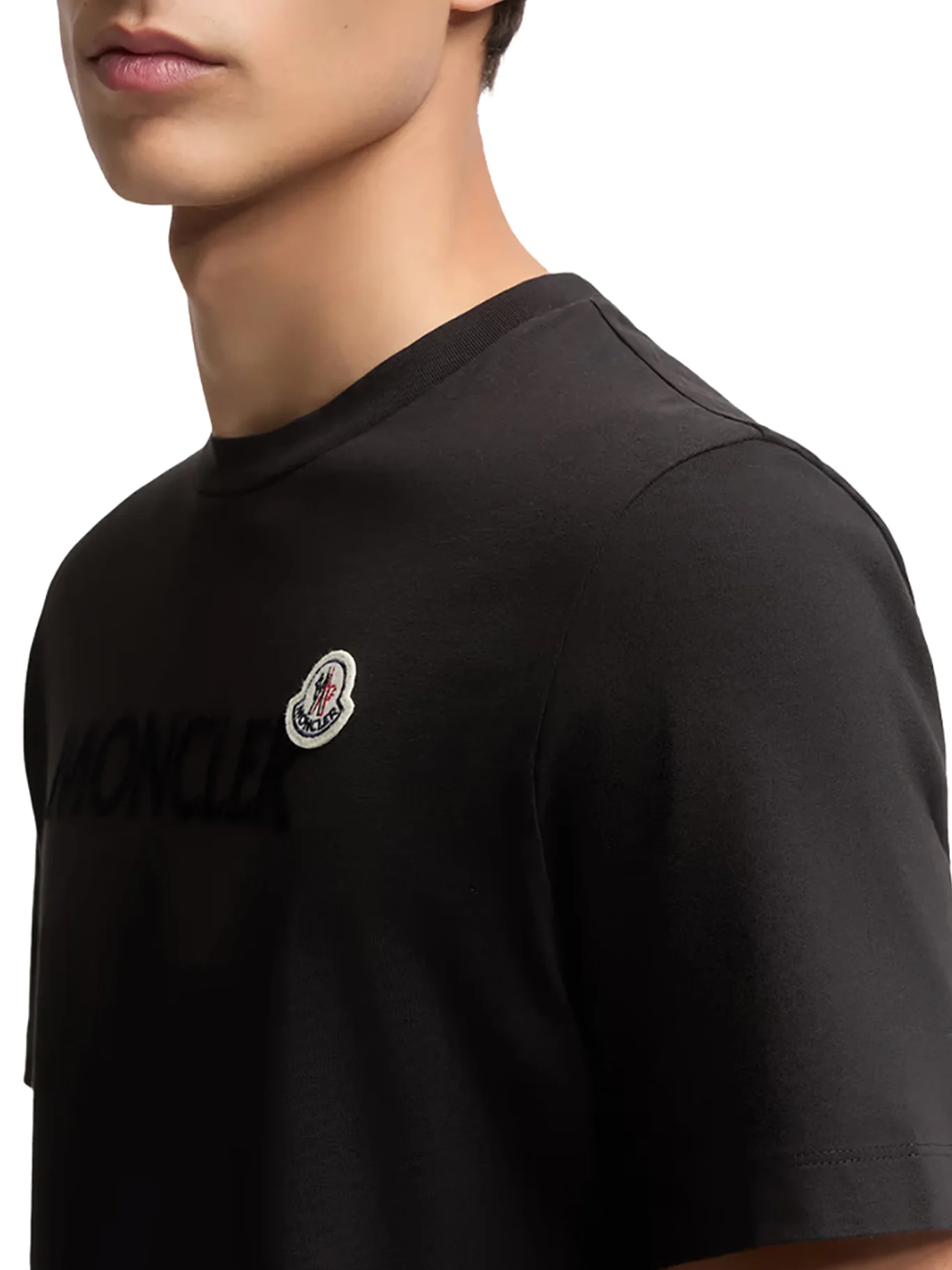 COTTON FLOCKED LOGO T-SHIRT - Image 5