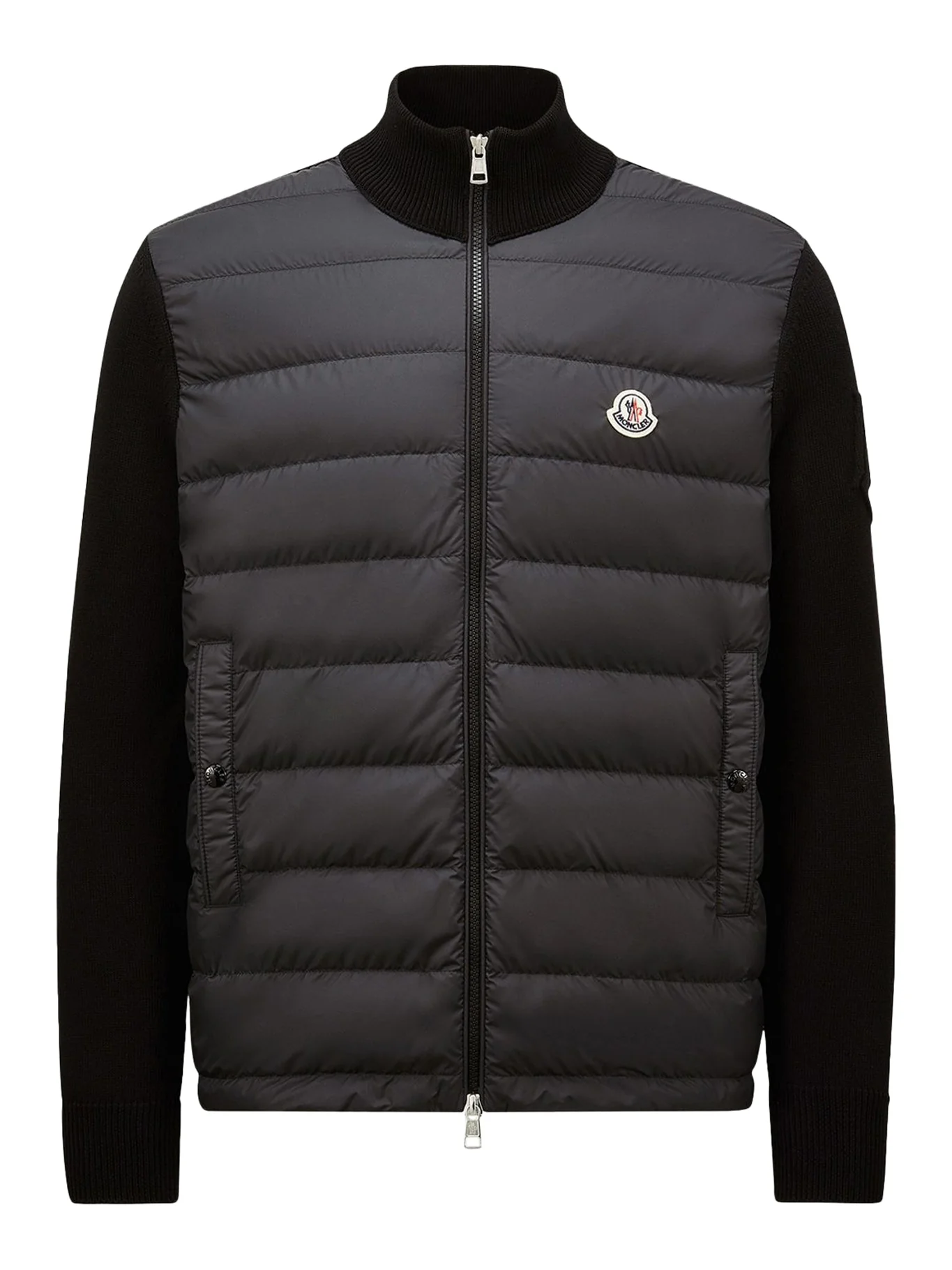 COTTON PADDED CARDIGAN WITH ZIP
