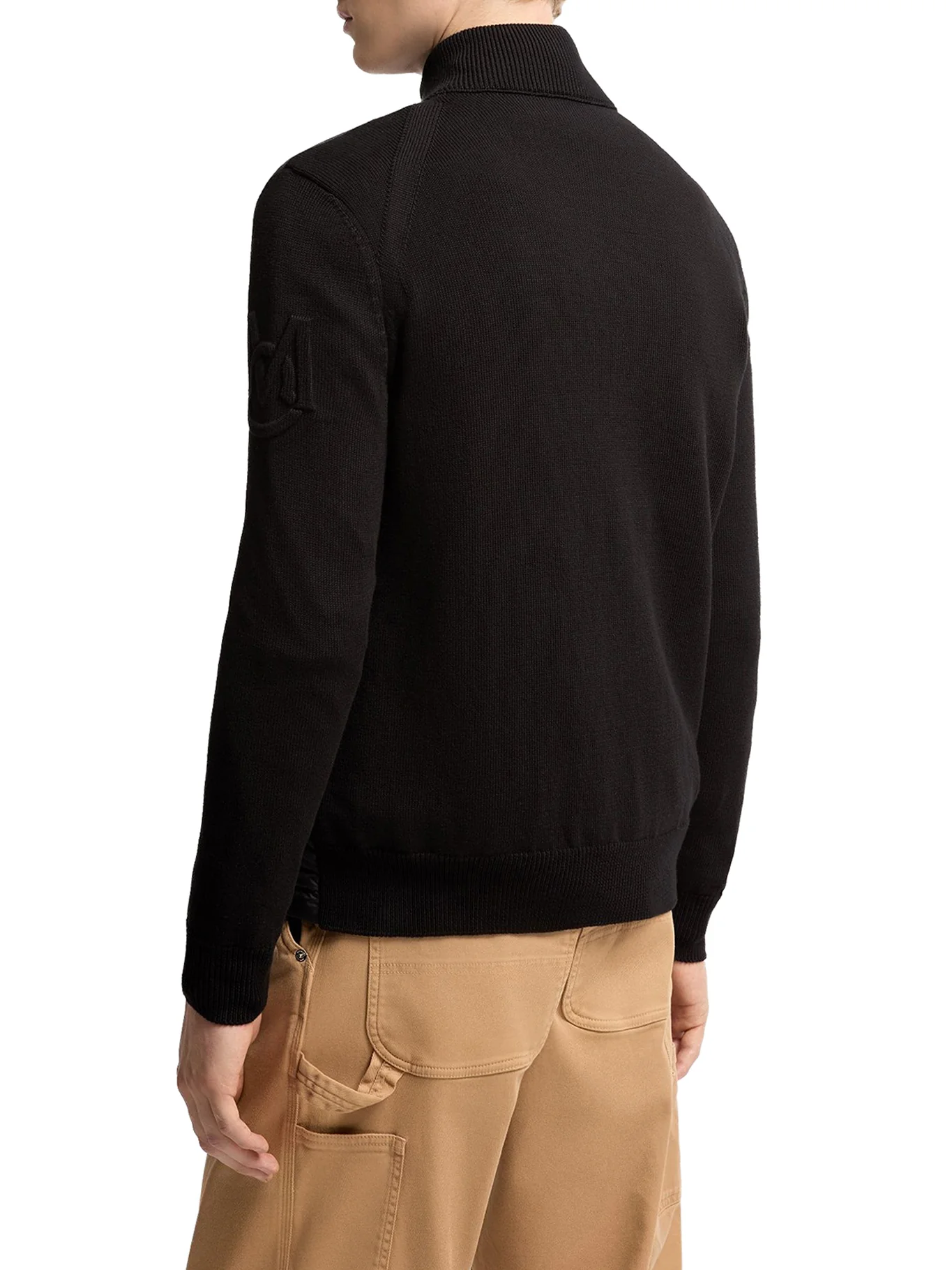 COTTON PADDED CARDIGAN WITH ZIP - Image 4