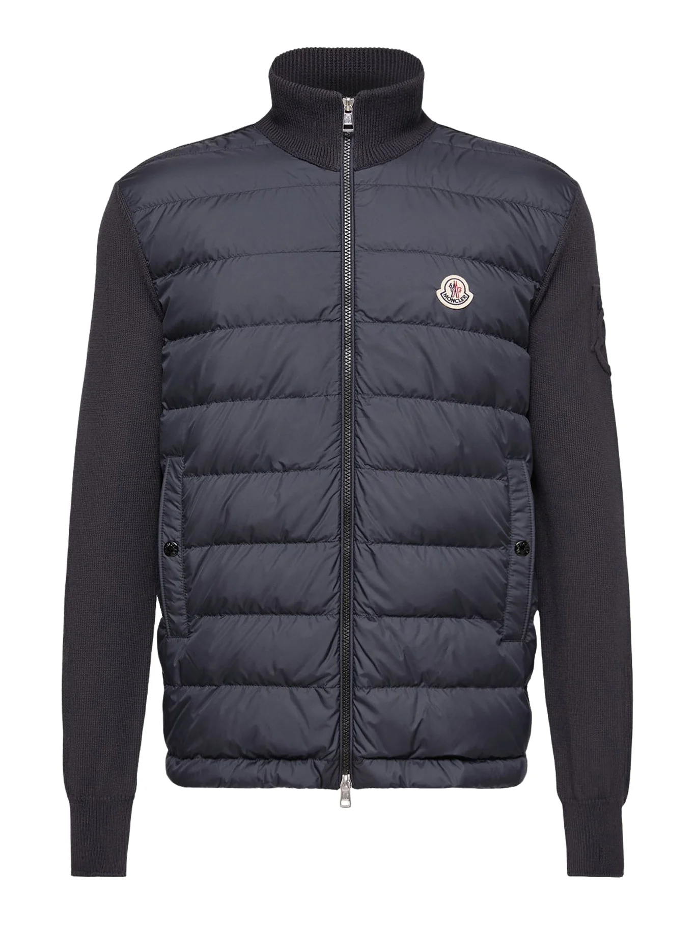 COTTON PADDED CARDIGAN WITH ZIP