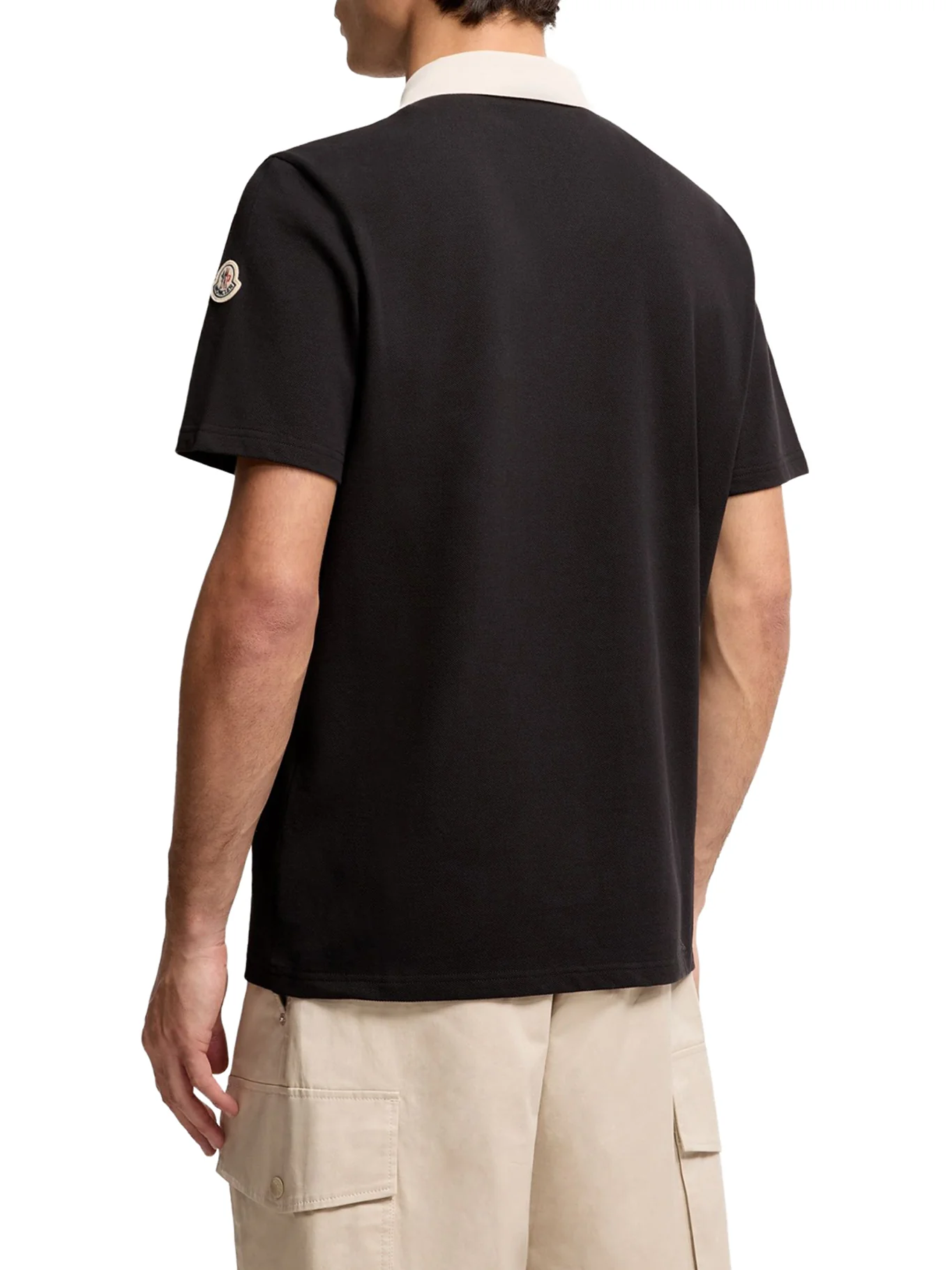 COTTON PIQUET POLO SHIRT WITH EMBROIDERED LOGO - Image 4
