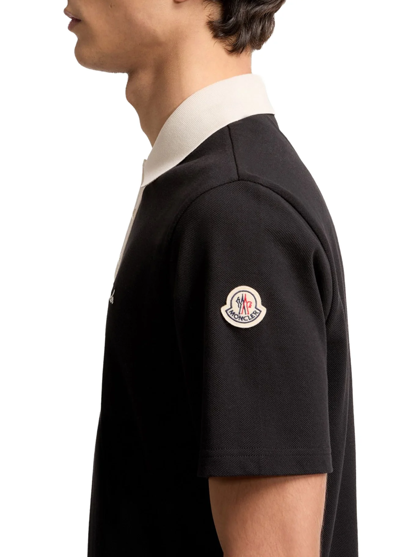 COTTON PIQUET POLO SHIRT WITH EMBROIDERED LOGO - Image 6