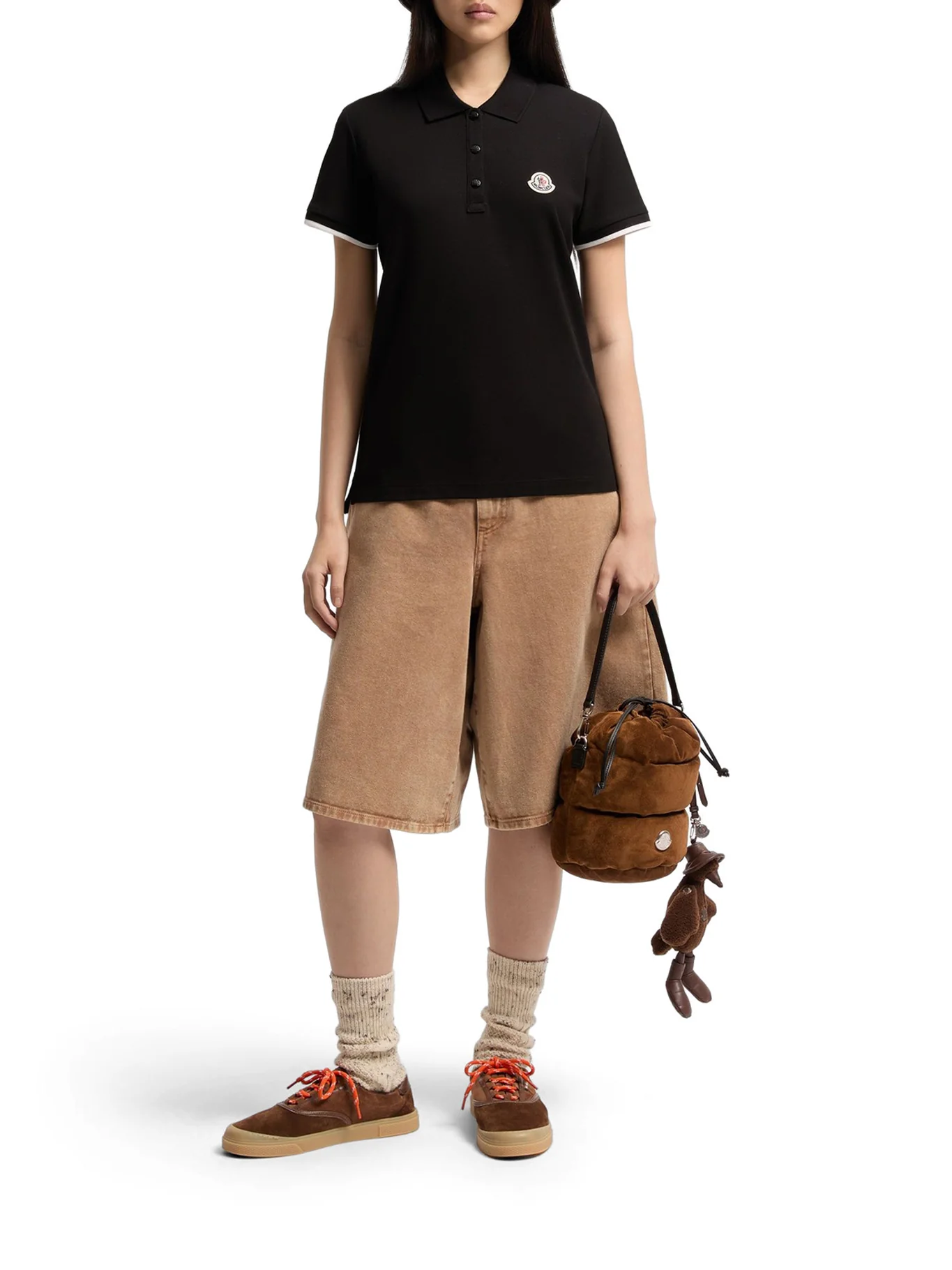 COTTON PIQUET POLO SHIRT WITH LOGO - Image 2