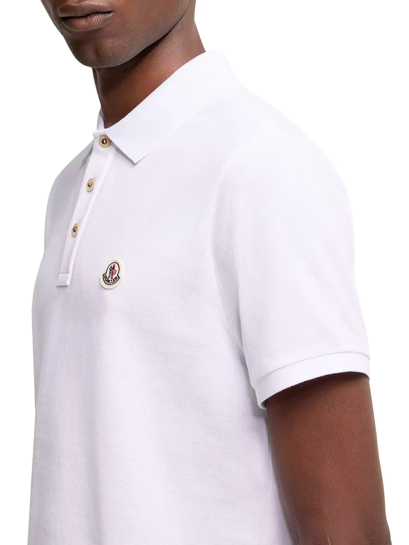 COTTON POLO SHIRT WITH LOGO PATCH - Image 6