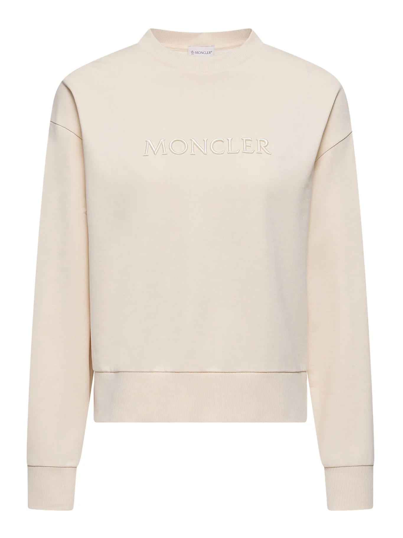 COTTON SWEATSHIRT WITH EMBROIDERED LOGO