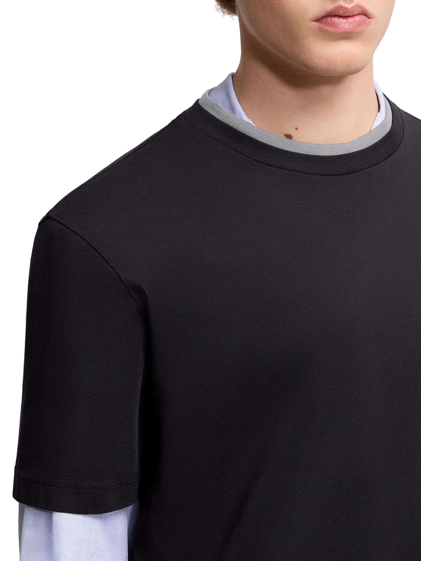 COTTON T-SHIRT WITH EMBROIDERED LOGO - Image 5
