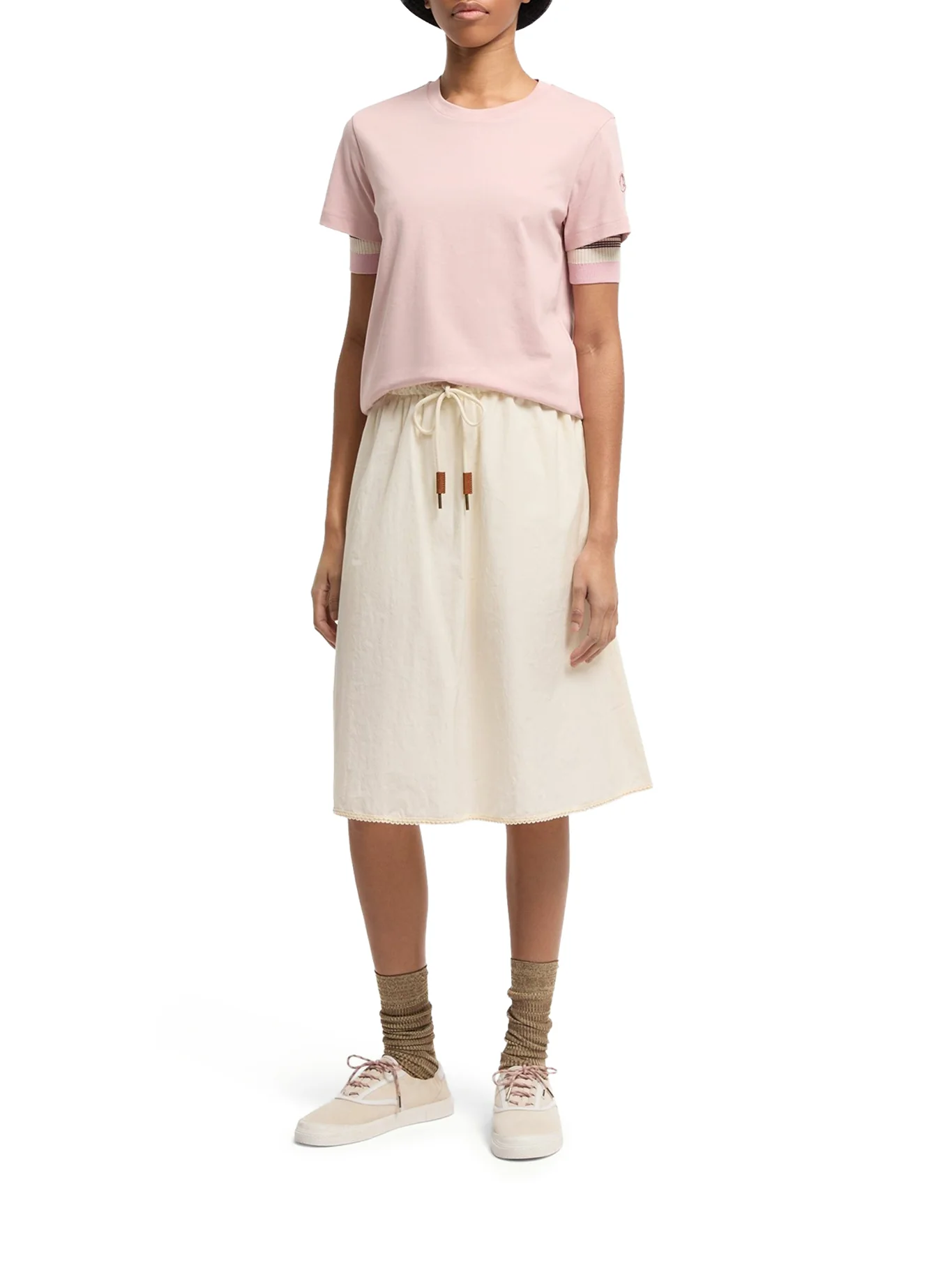 COTTON T-SHIRT WITH EMBROIDERED LOGO - Image 2