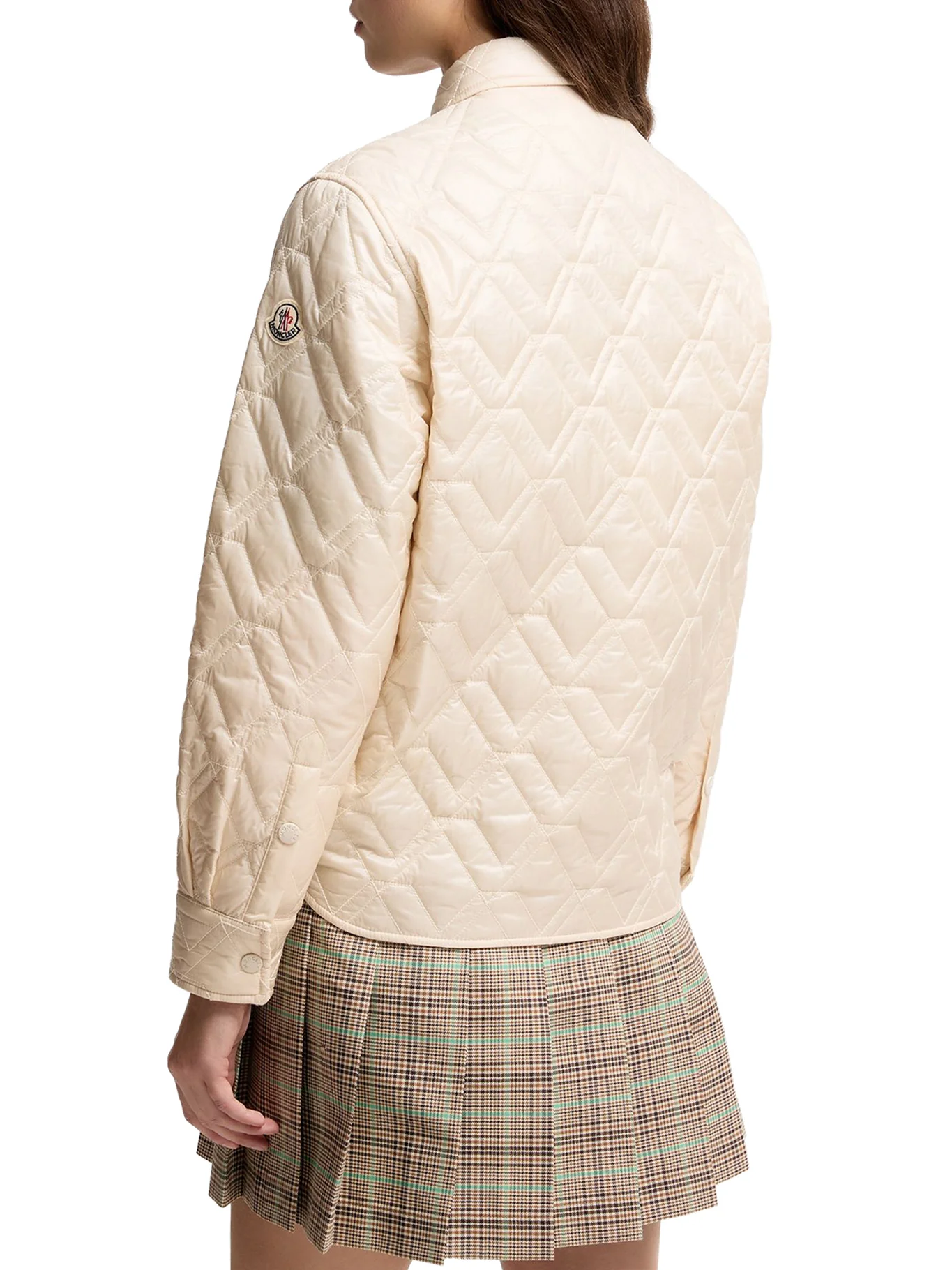 DIAMOND QUILTED PADDED SHIRT JACKET - Image 4