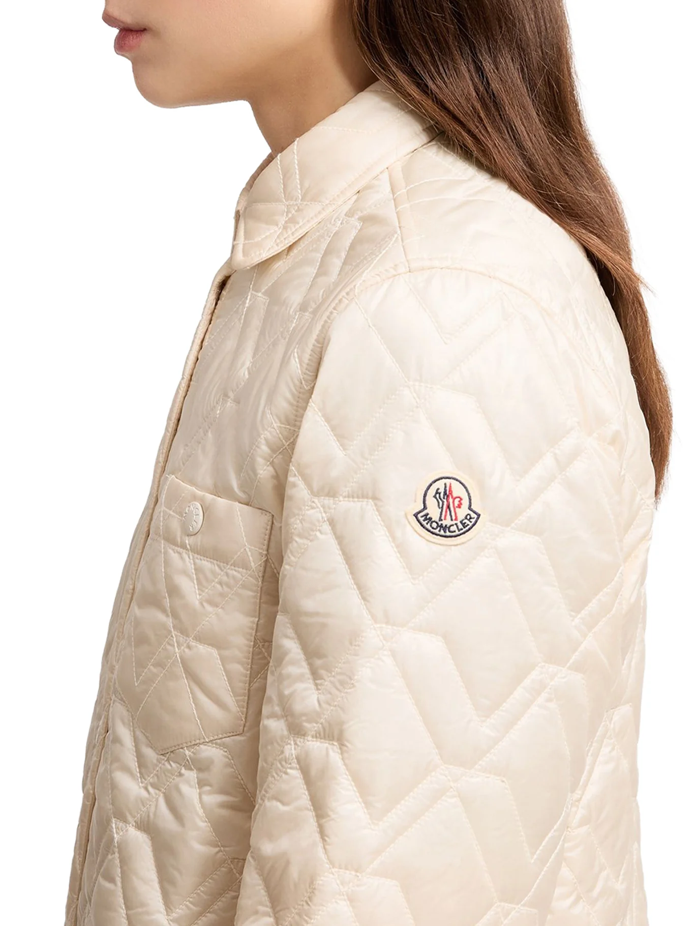 DIAMOND QUILTED PADDED SHIRT JACKET - Image 5