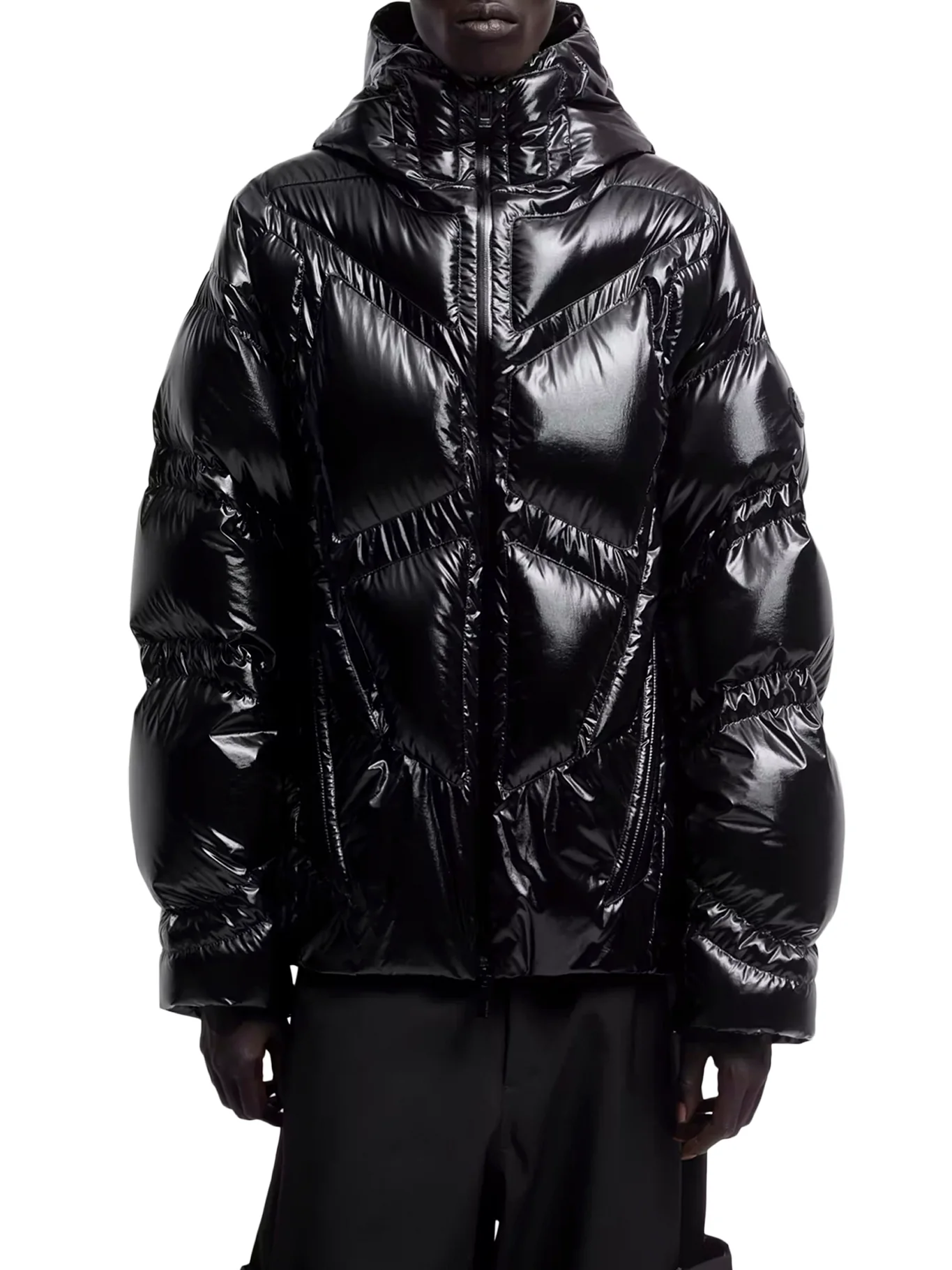 MONCLER X A$AP ROCKY BAHIANINHA HOODED SHORT DOWN JACKET - Image 3