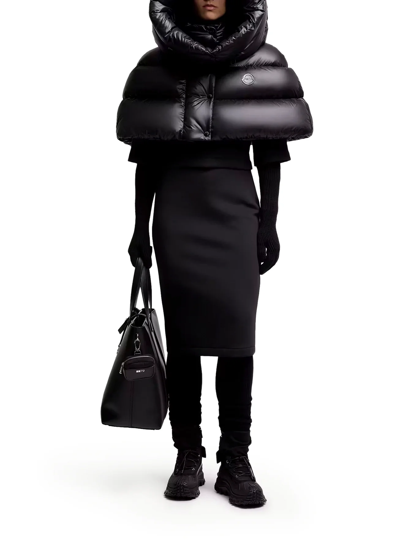 MONCLER X EE72 NEOPRENE SKIRT BY EDWARD ENNINFUL - Image 2