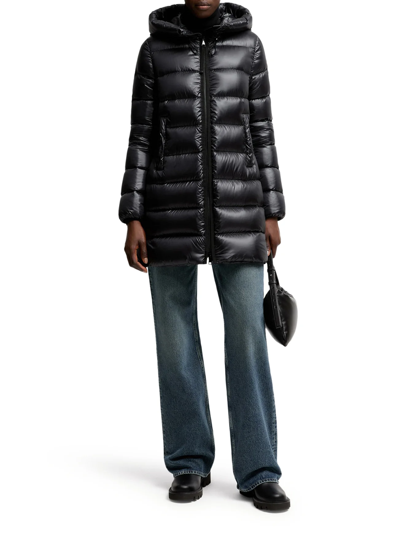 MIDI SUYENNE DOWN JACKET WITH HOOD - Image 2