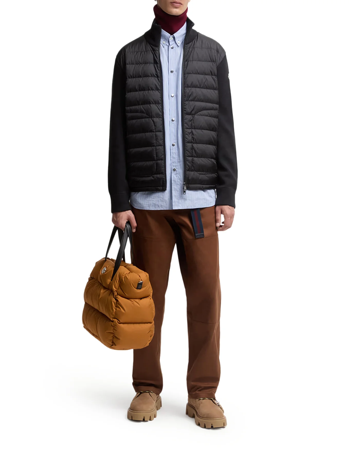 PADDED CARDIGAN WITH ZIP - Image 2