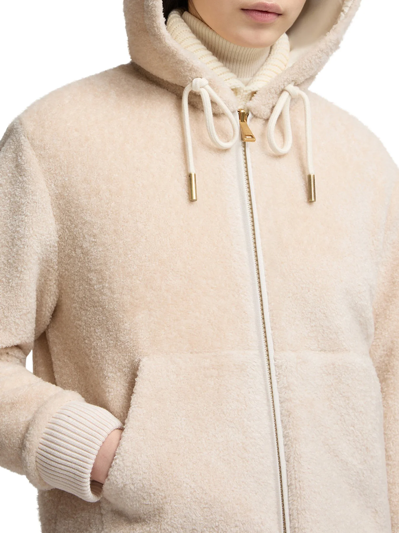 REVERSIBLE PADDED HOODIE - Image 5