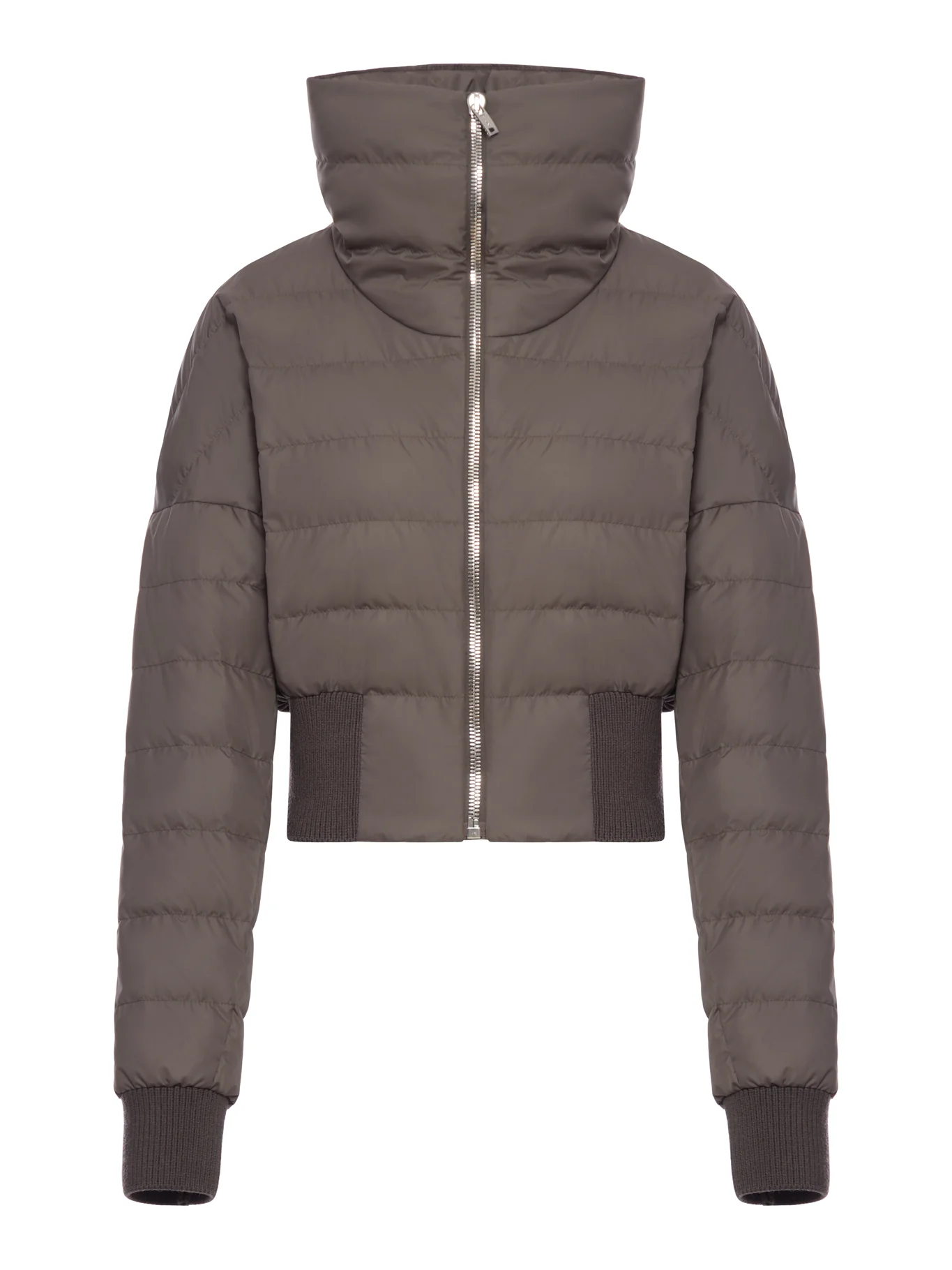 CROPPED PADDED JACKET IN TECHNICAL FABRIC