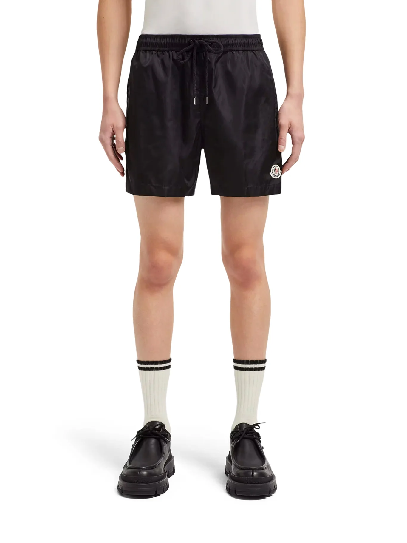 SWIMWEAR WITH LOGO PATCH - Image 3