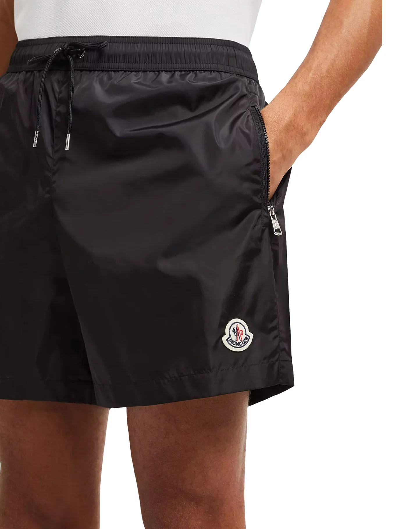 SWIMWEAR WITH LOGO PATCH - Image 5