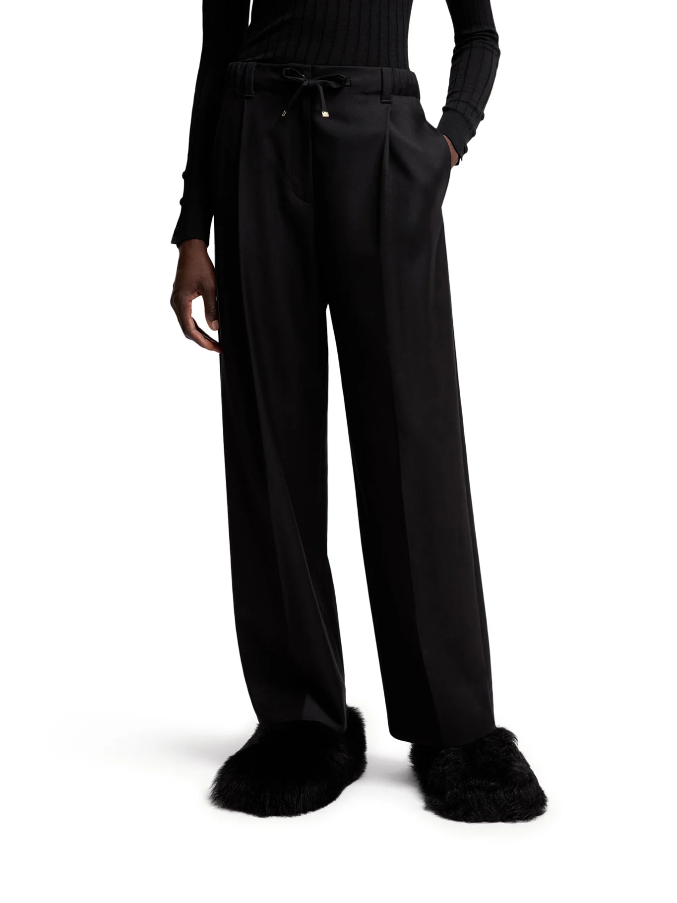 TAILORED WOOL GABARDINE TROUSERS - Image 3