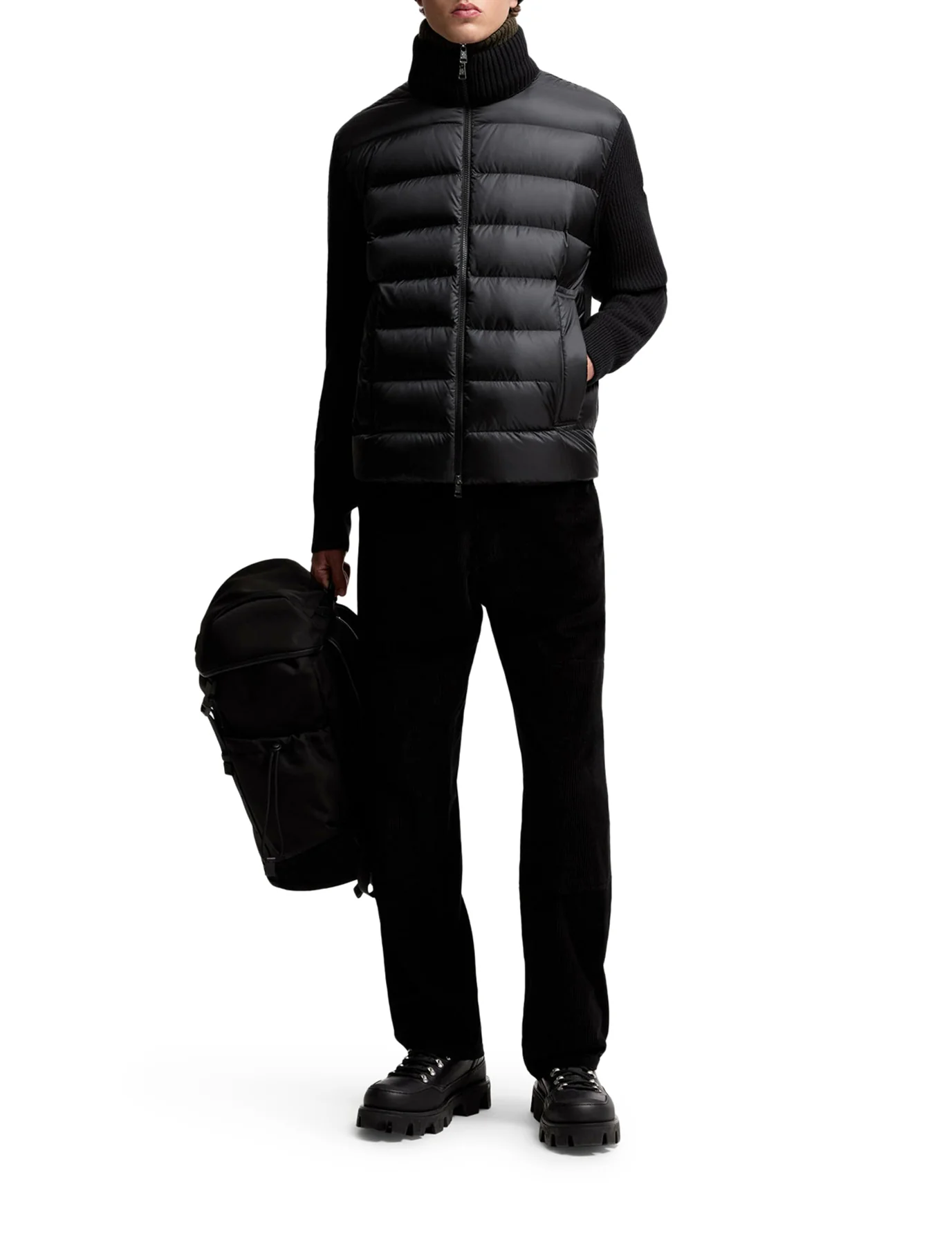 WOOL AND CASHMERE PADDED CARDIGAN WITH ZIP - Image 2
