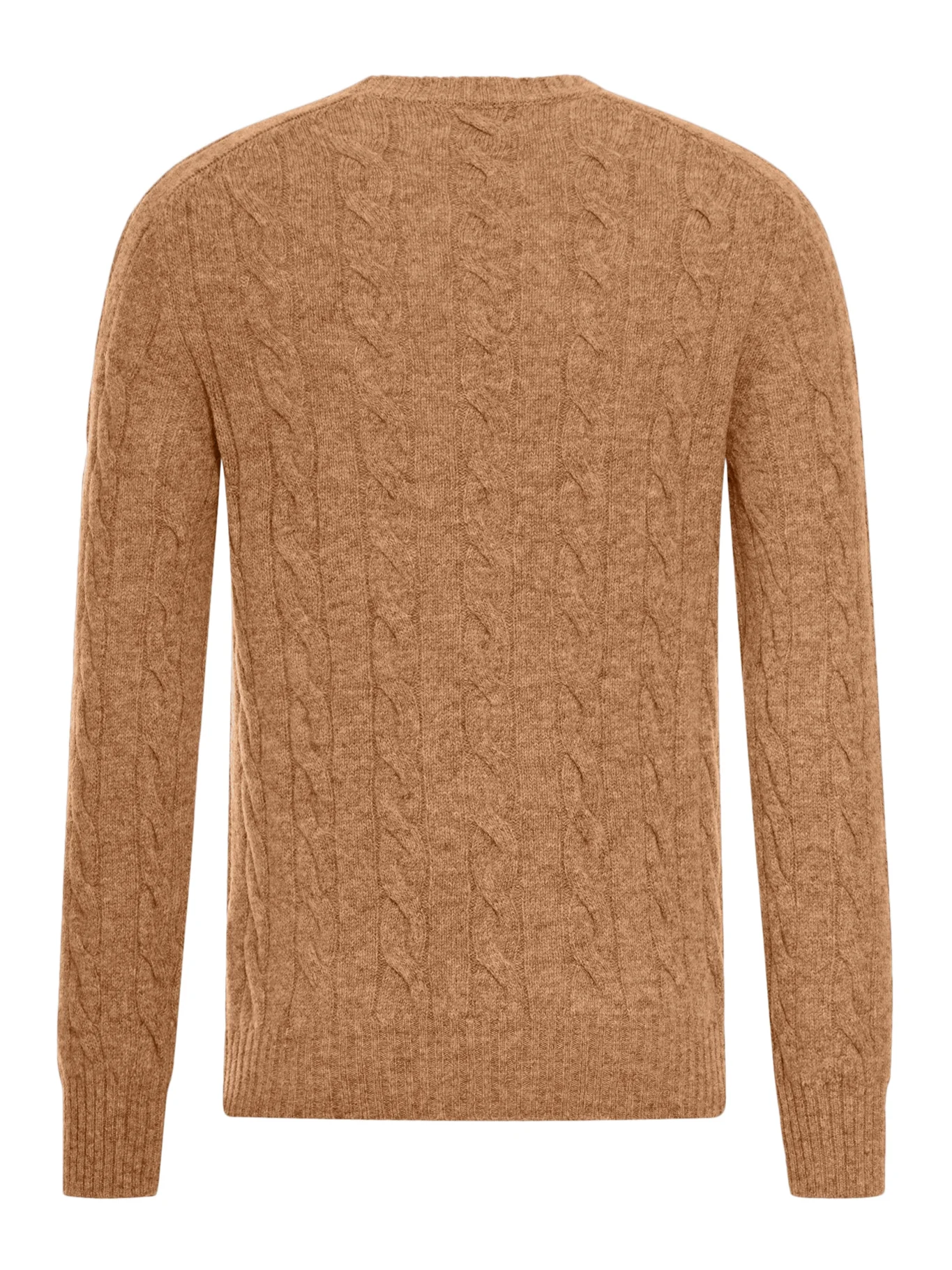 SHETLAND WOOL CABLE-KNIT CREWNECK - Image 2