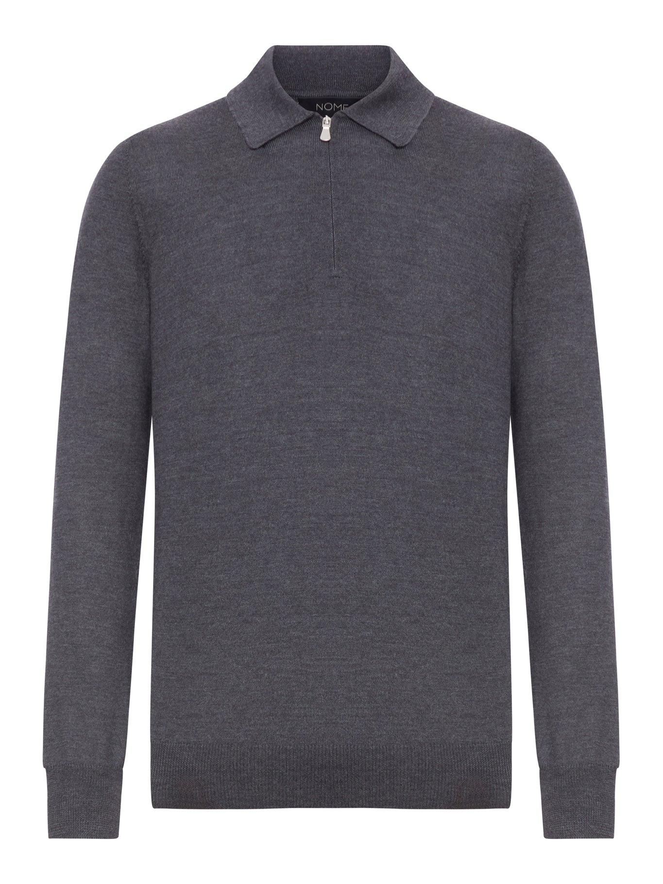 WOOL ZIP-UP POLO