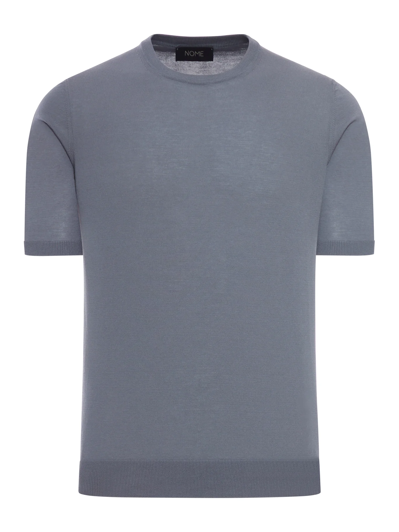 CREW NECK COTTON KNITTED T-SHIRT