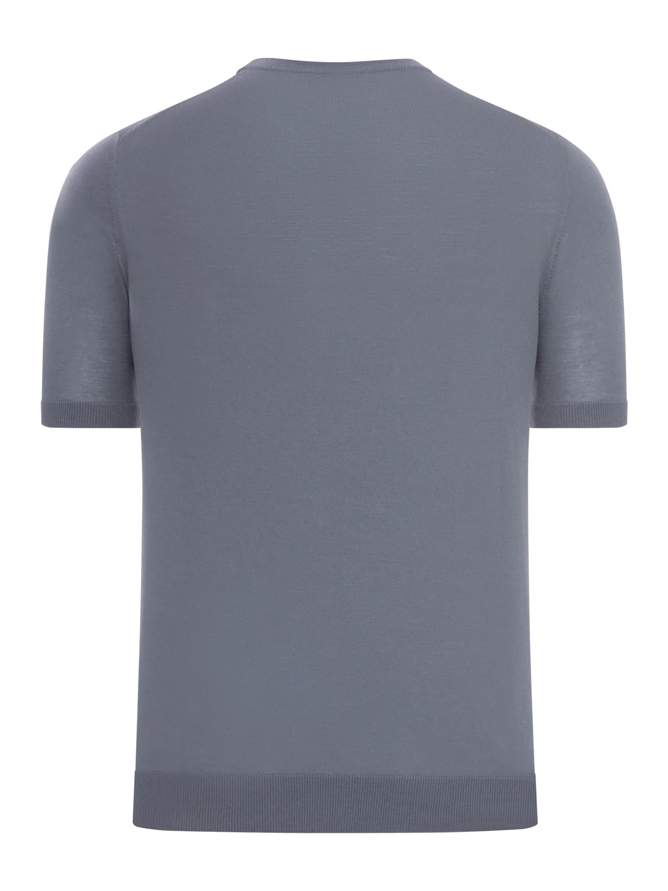 CREW NECK COTTON KNITTED T-SHIRT - Image 2